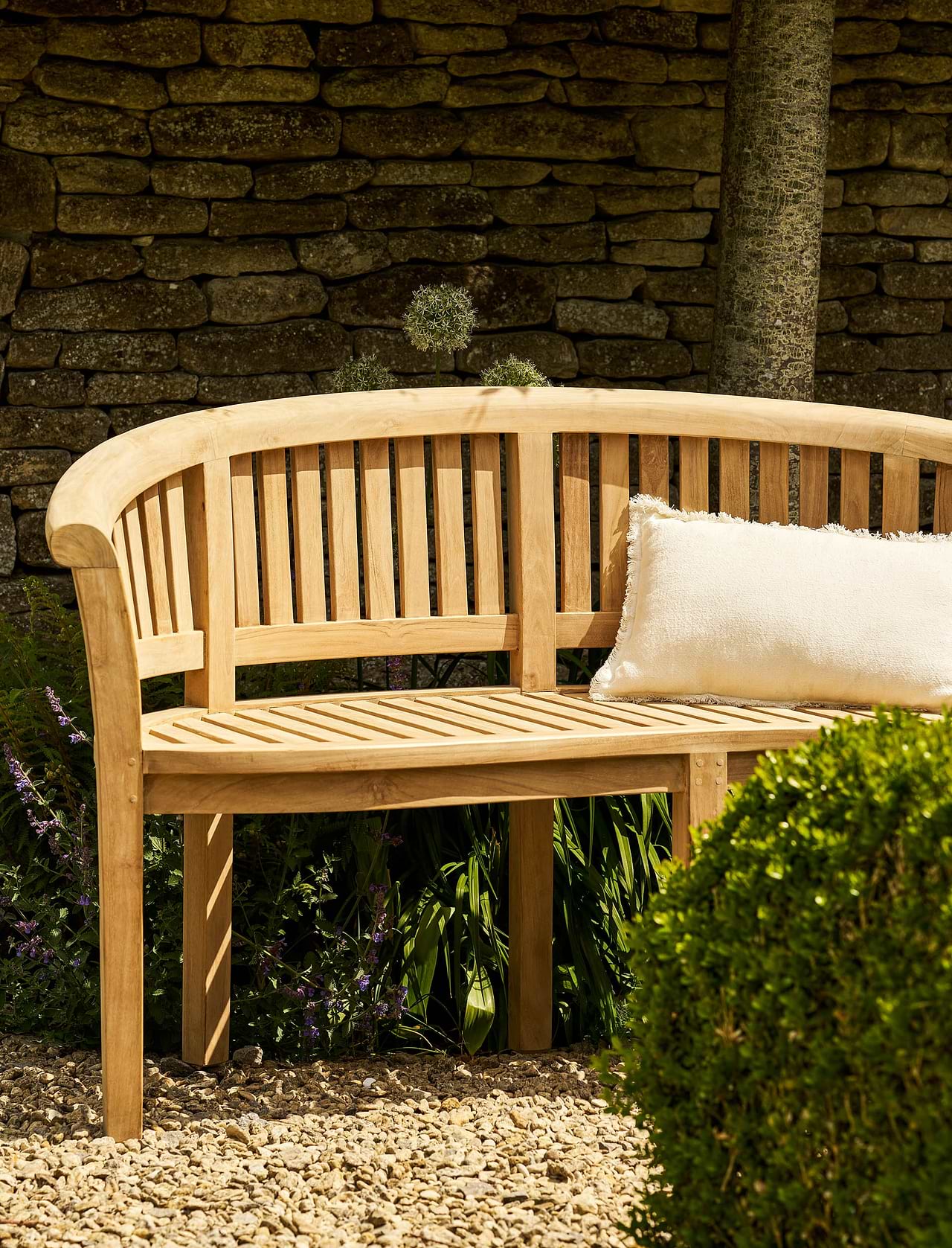 Crummock Teak Bench Seater 160cm Garden Trading