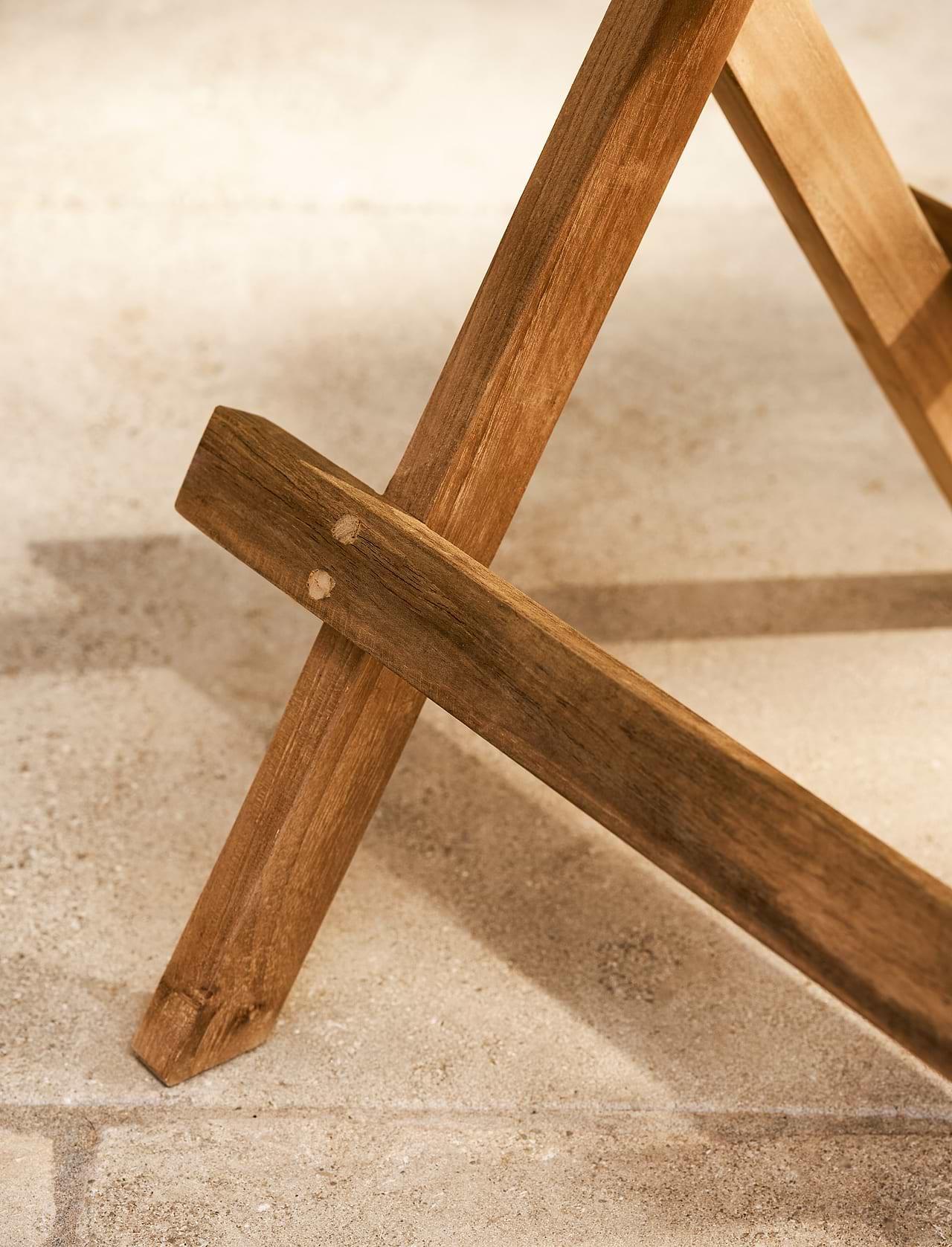 Calcot Teak Square Folding Table 50cm x 50cm Garden Trading