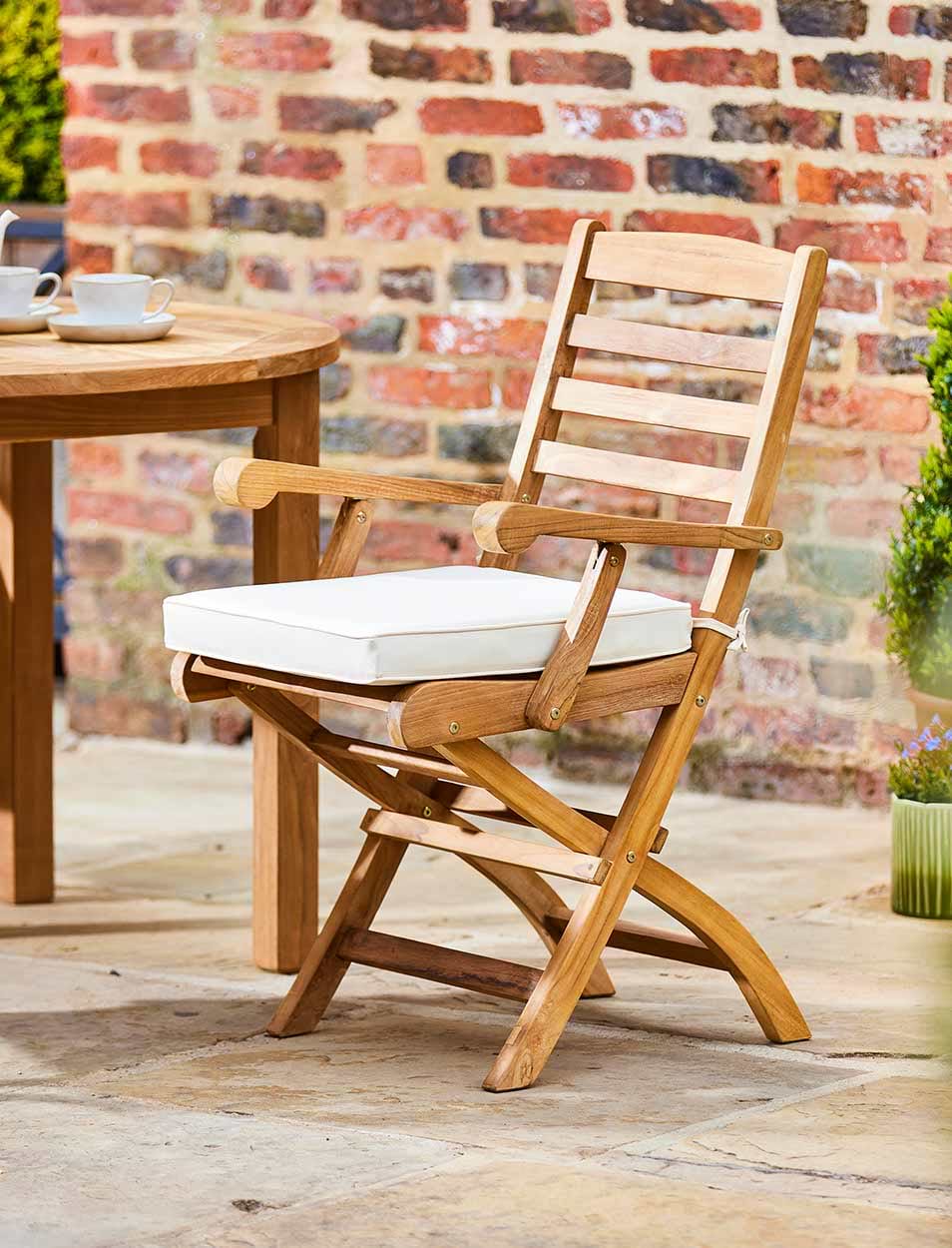 Chair Pads Folding Cushion Seat Chair Seat Cushion Small Natural