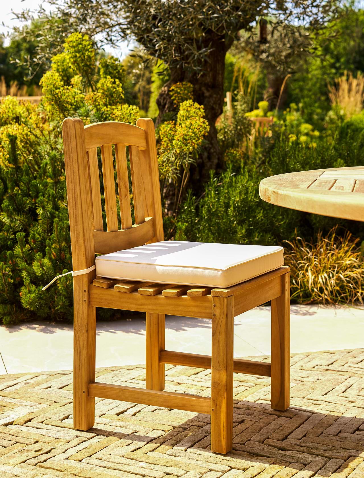 Chair Seat Cushion Small Natural Garden Trading