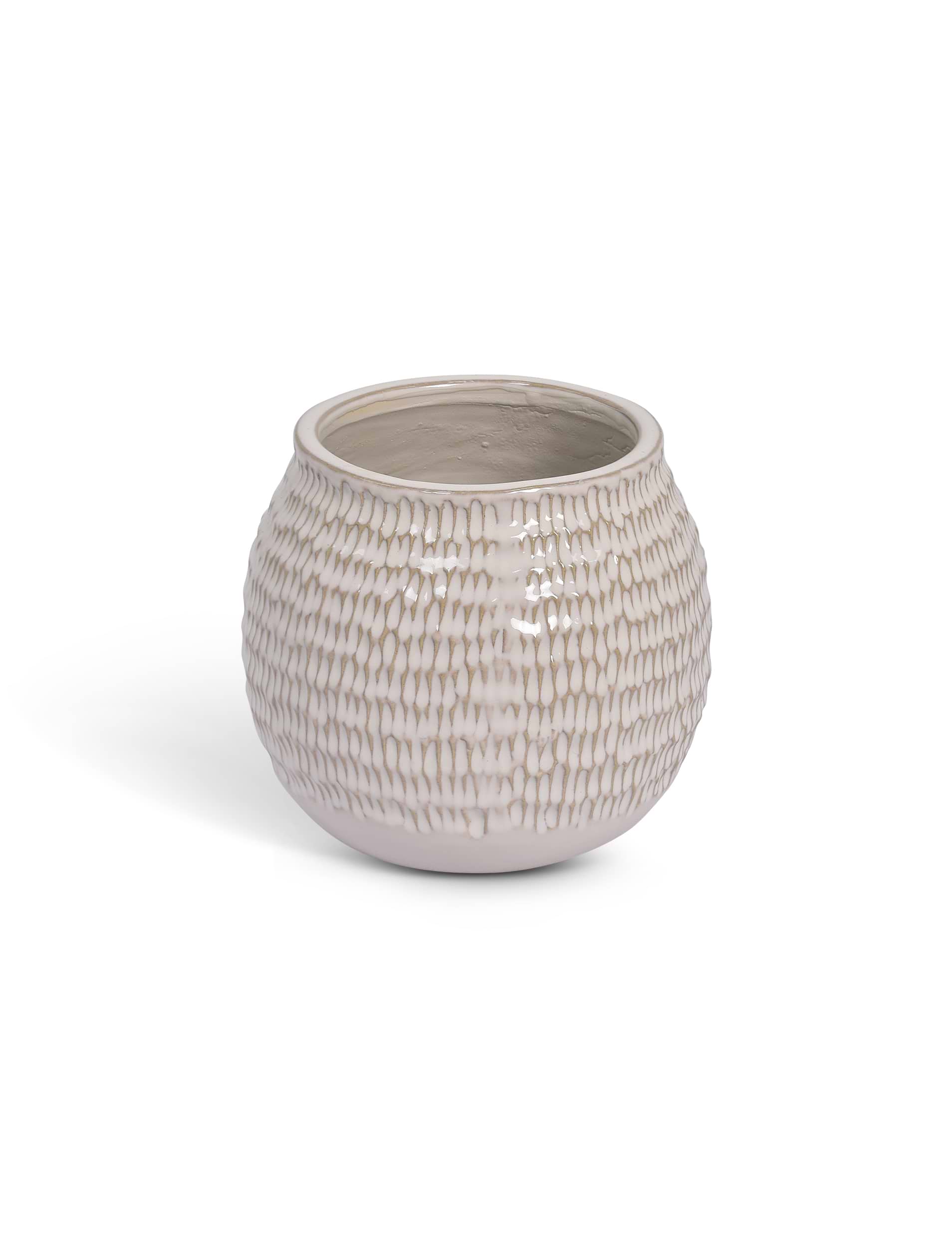 Winkleigh Pot 14.5cm White | Garden Trading