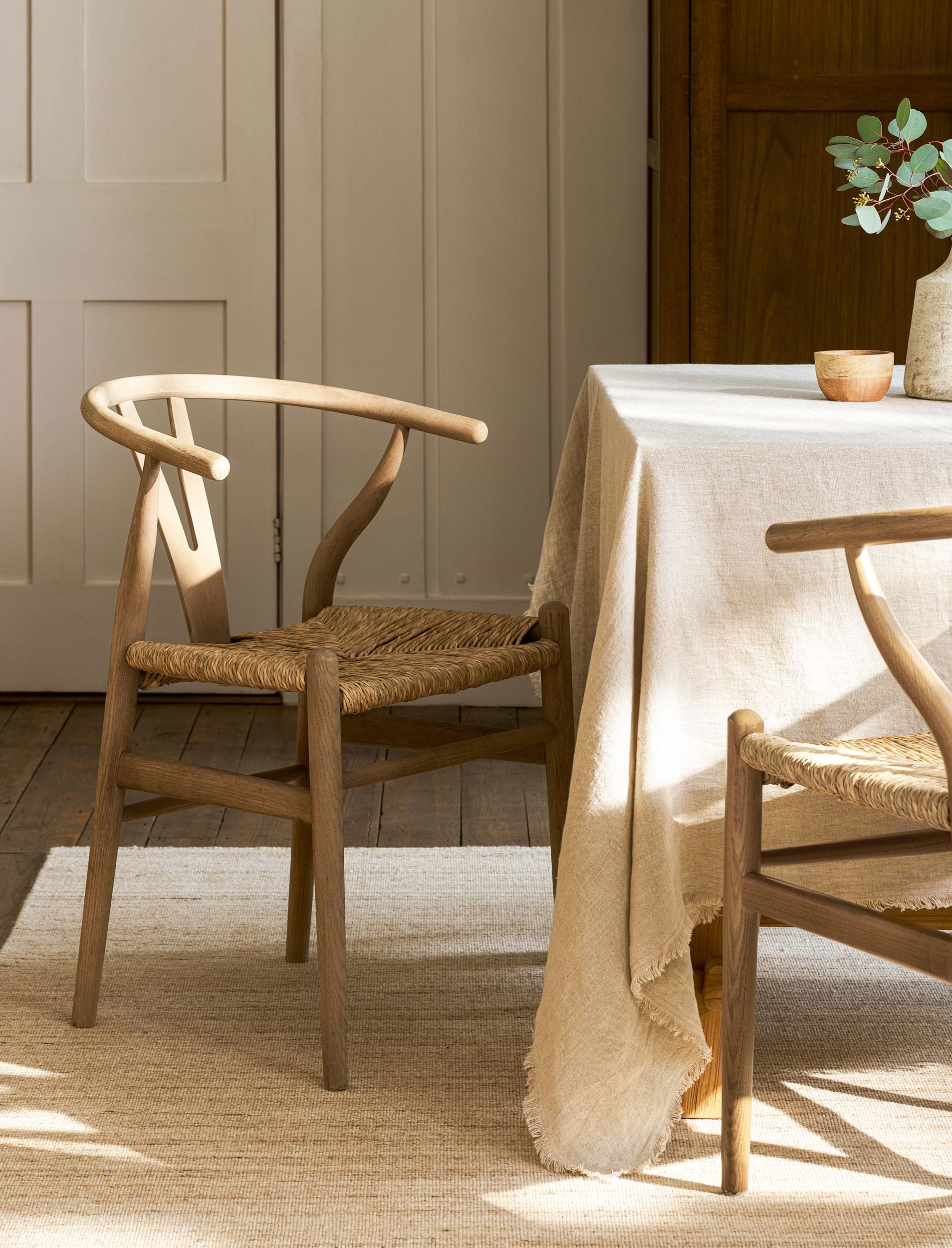 Dining Bench Wishbone Chairs And Dining Table Top Wegner Wishbone