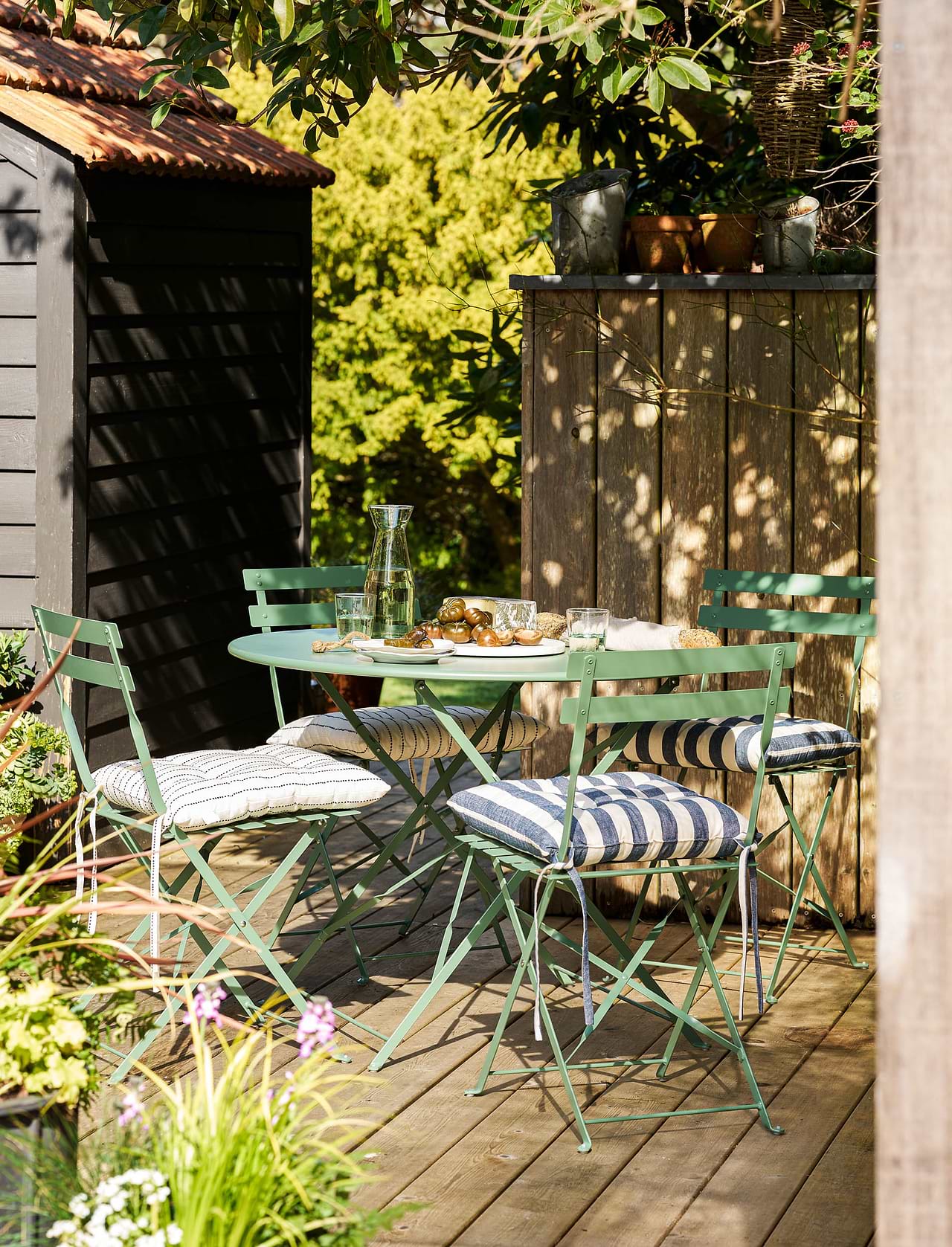 Rive Droite Bistro Set Large Thistle Green Garden Trading