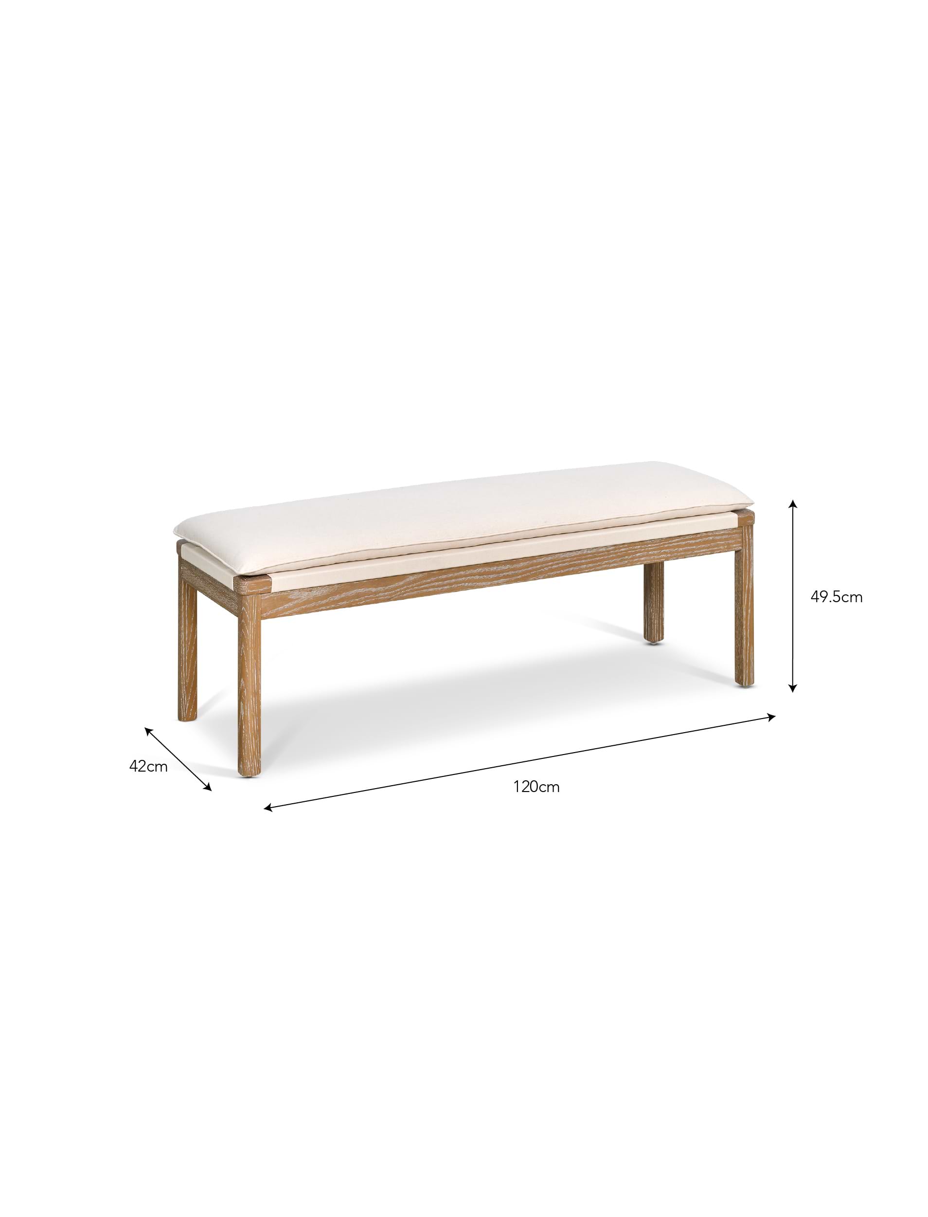 Templecombe Bench - Ash Wood, Oatmeal | Garden Trading