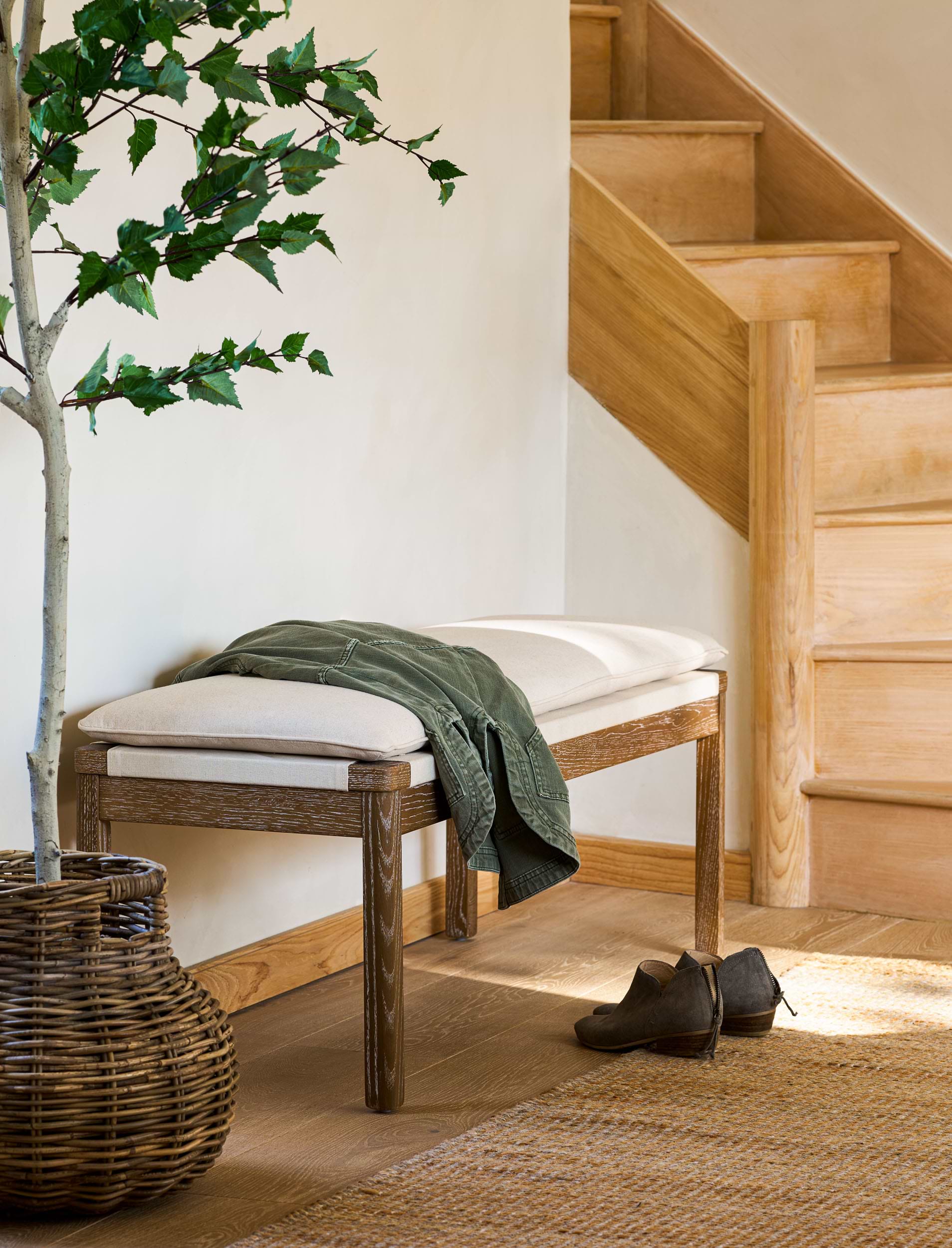 Templecombe Bench - Ash Wood, Oatmeal | Garden Trading