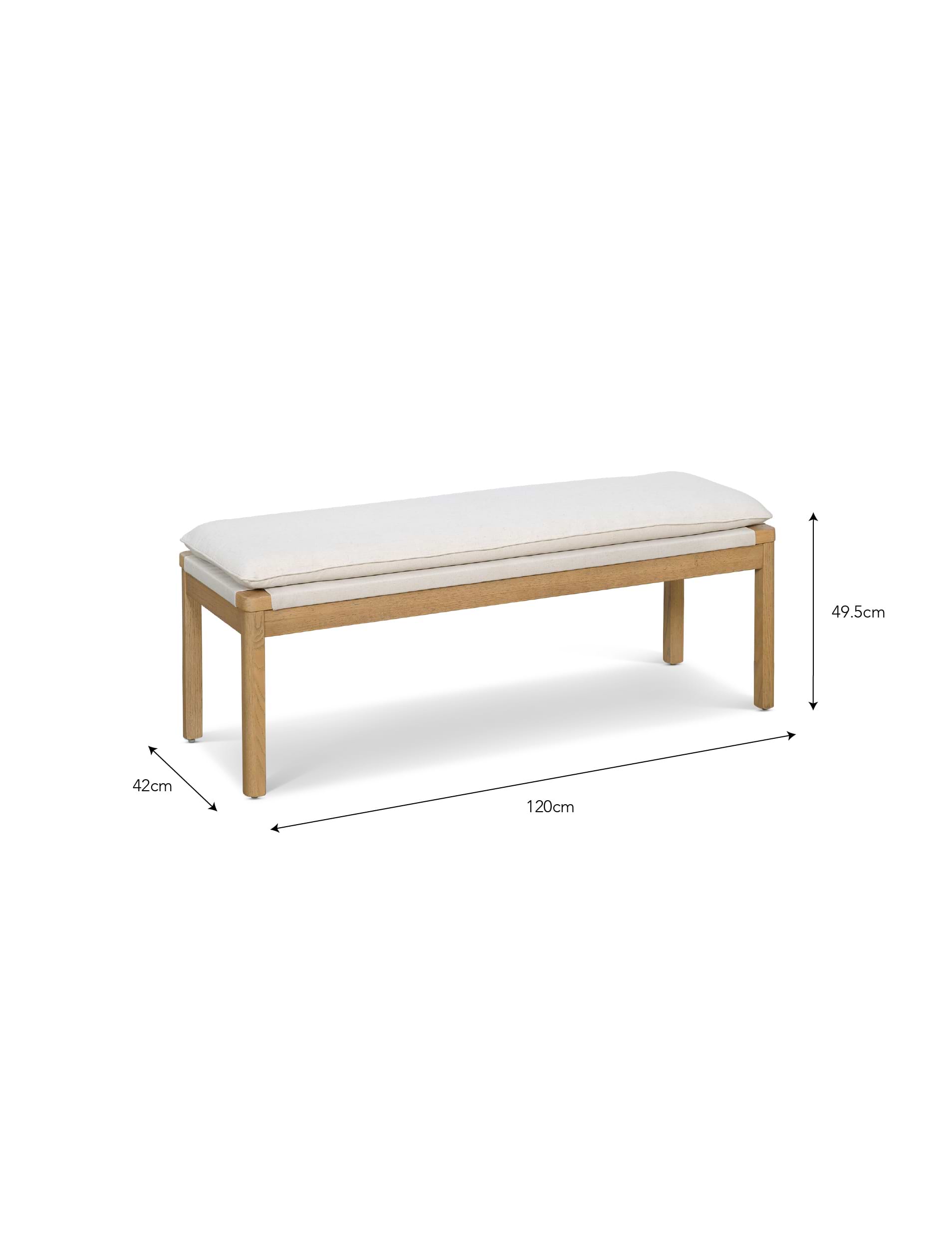 Aldwyn Bench - Ash Wood, Natural | Garden Trading