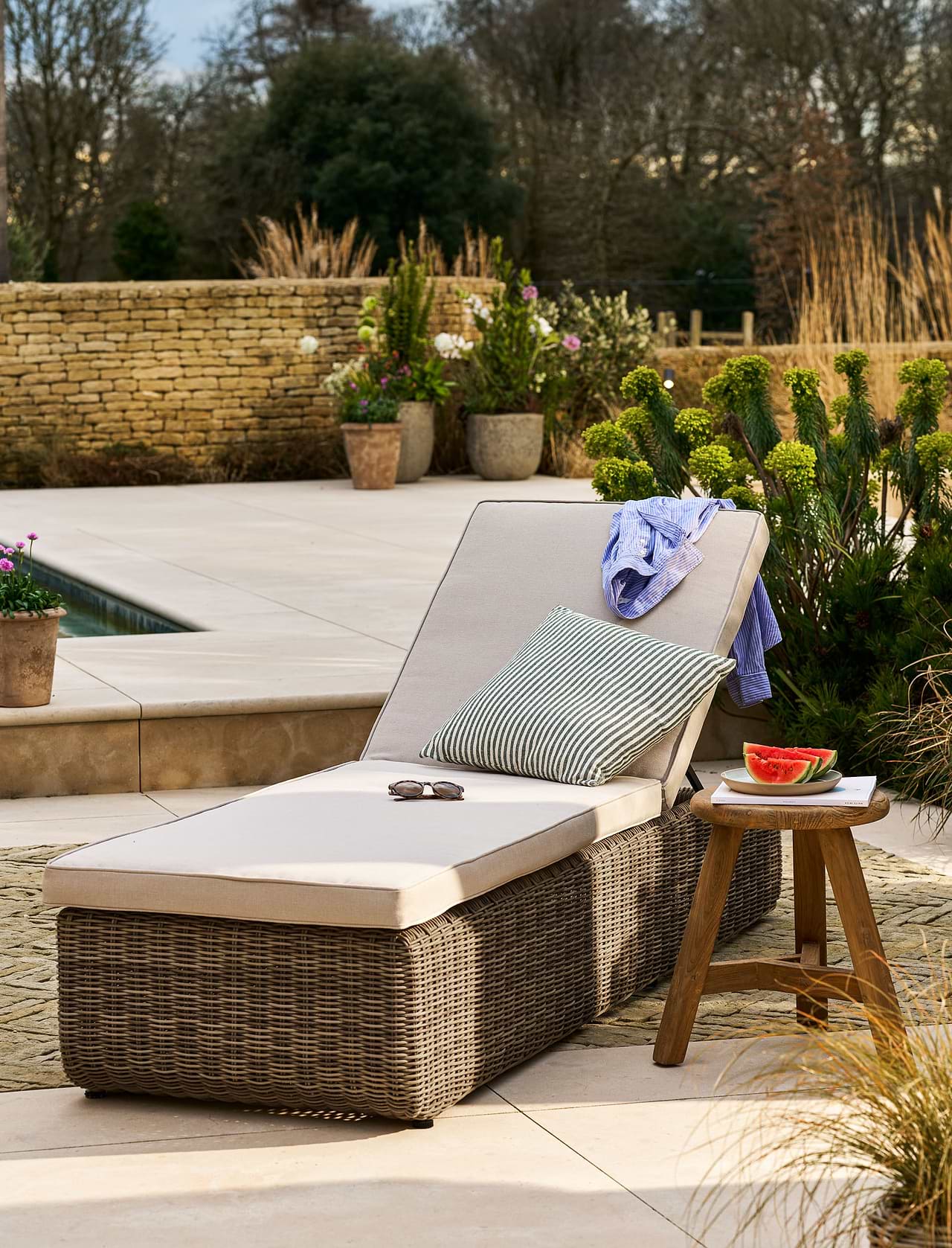 Rattan Sun Wilkinsons Sun Loungers Mayfair In Stock Sun Loungers