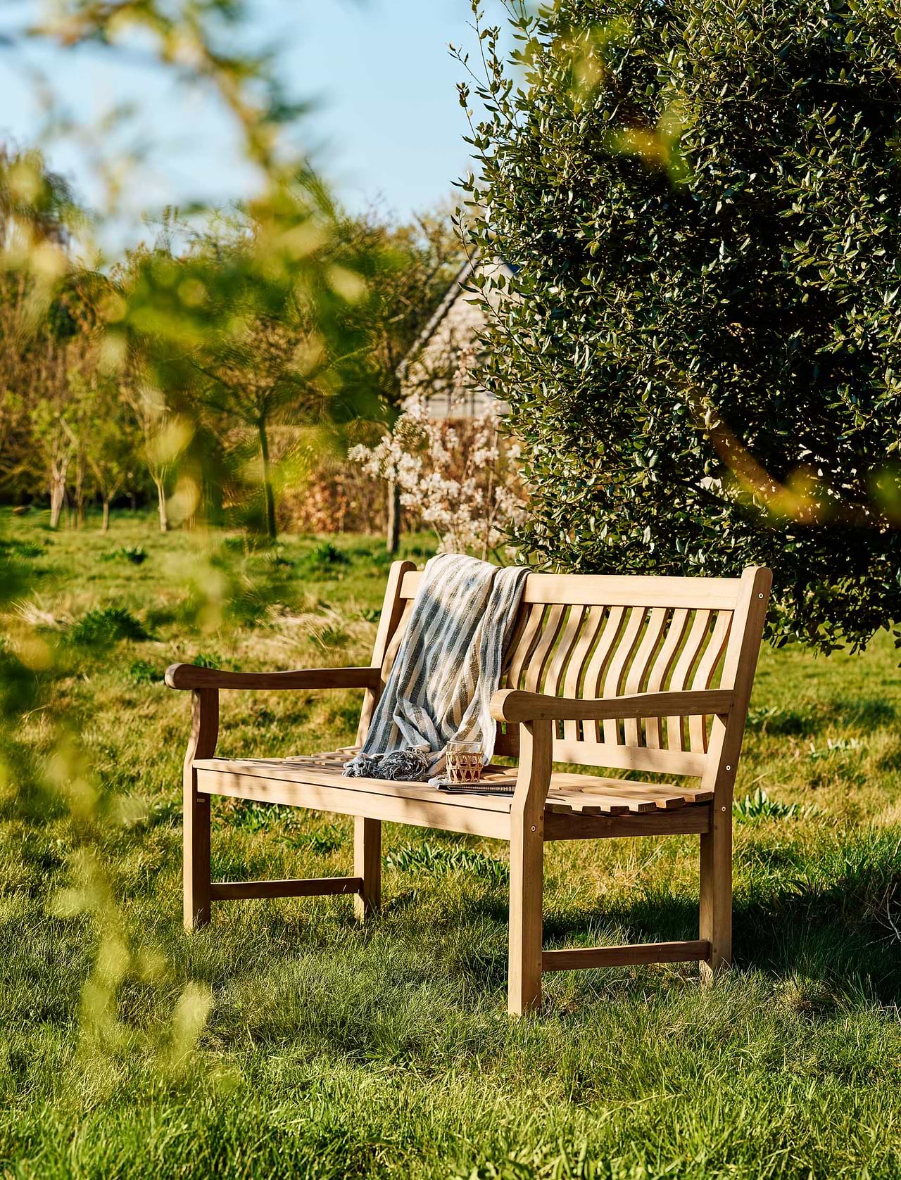 Ergo Teak Bench Seater 150cm Garden Trading