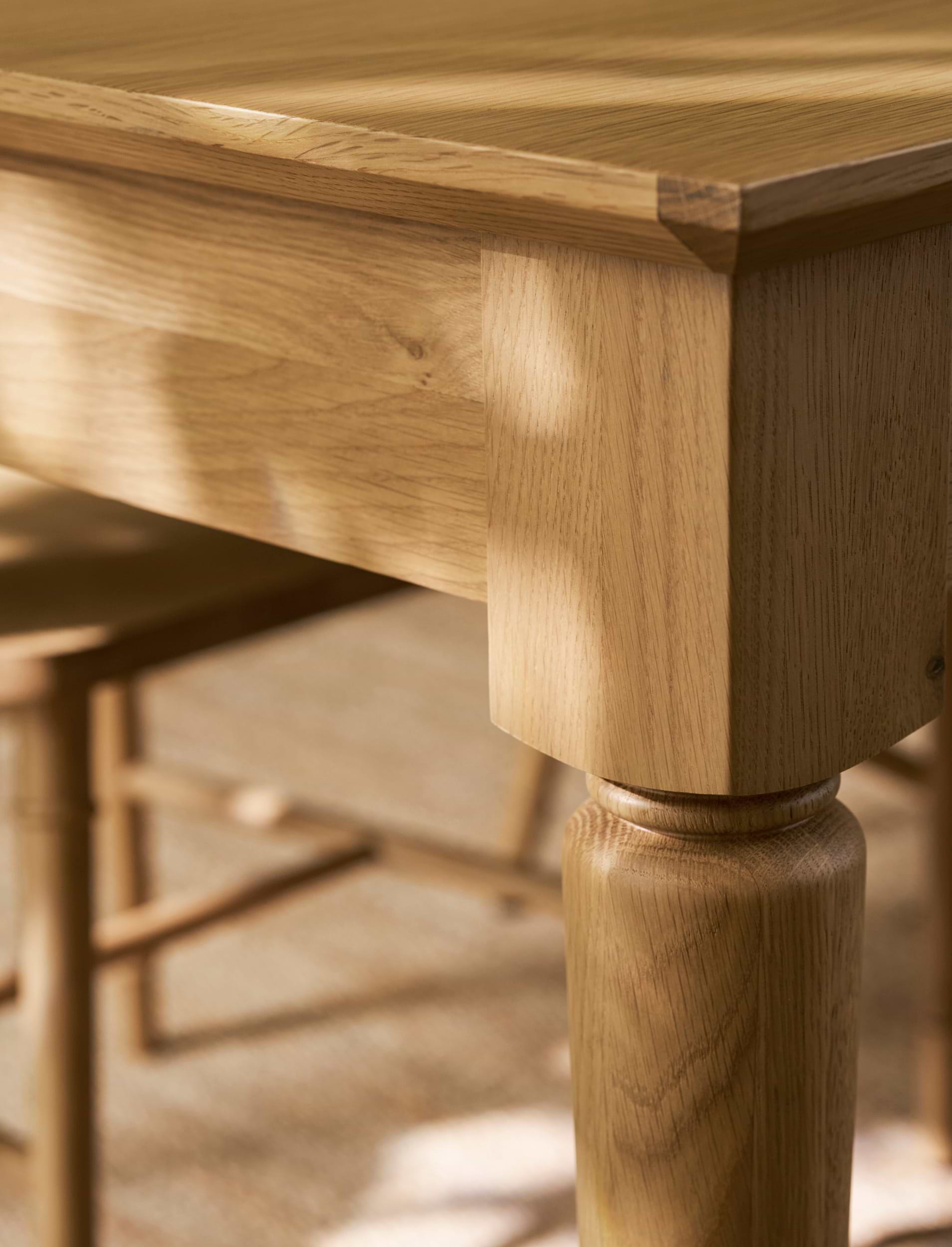 Oakworth Dining Table - Oak Wood, Natural | Garden Trading