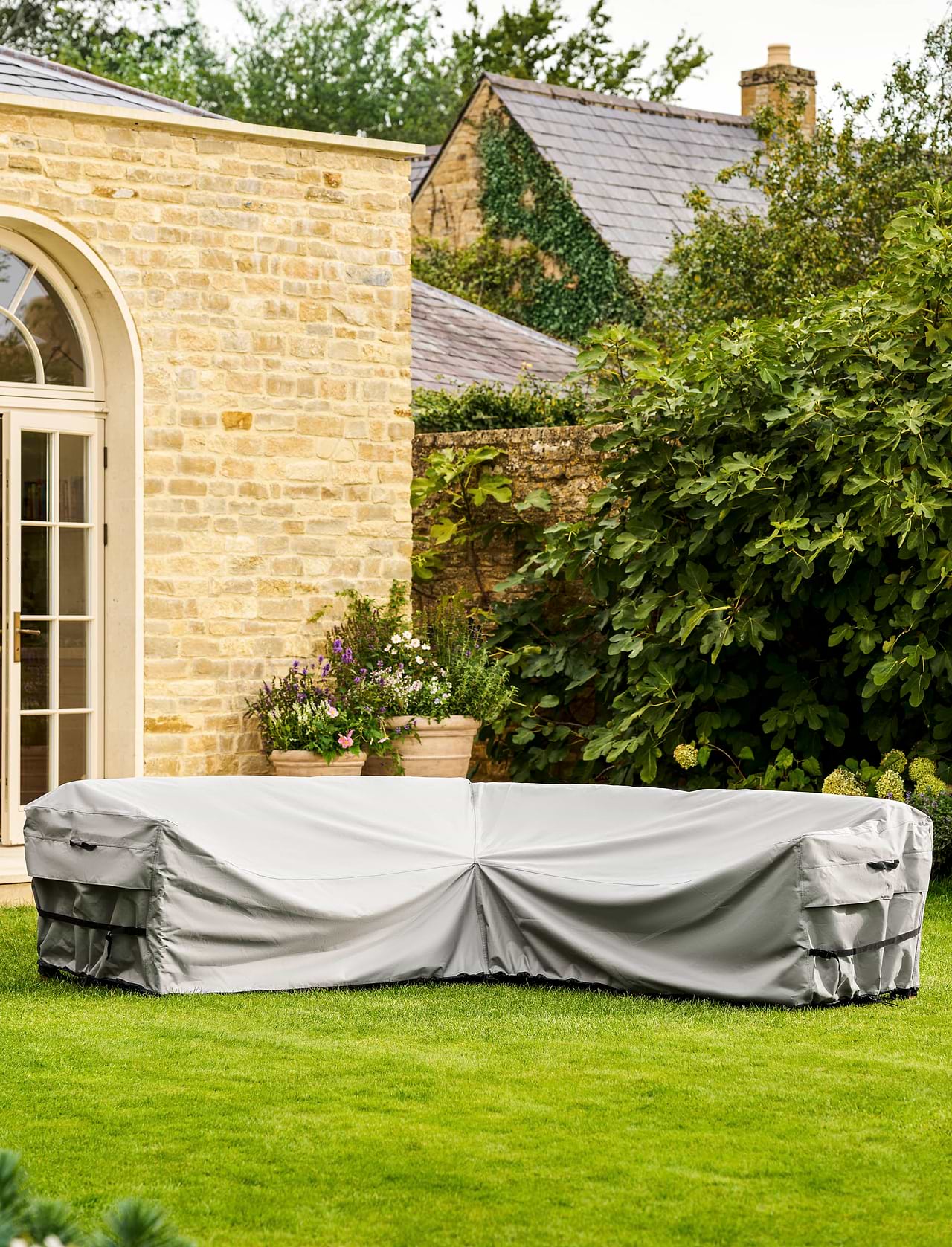 Porthallow Corner Sofa Furniture Cover - PVC, Grey