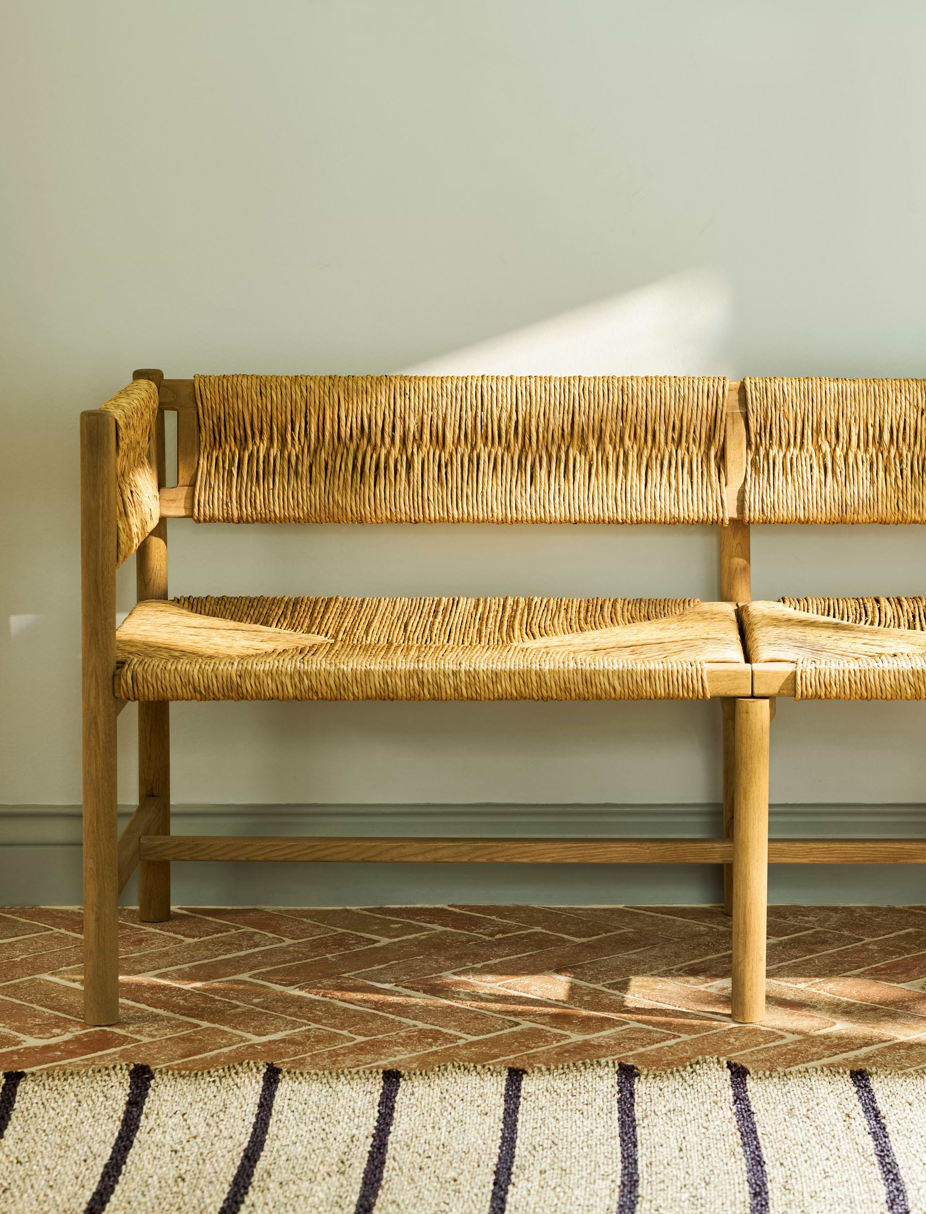 Wixford Bench - Oak Wood, Natural | Garden Trading