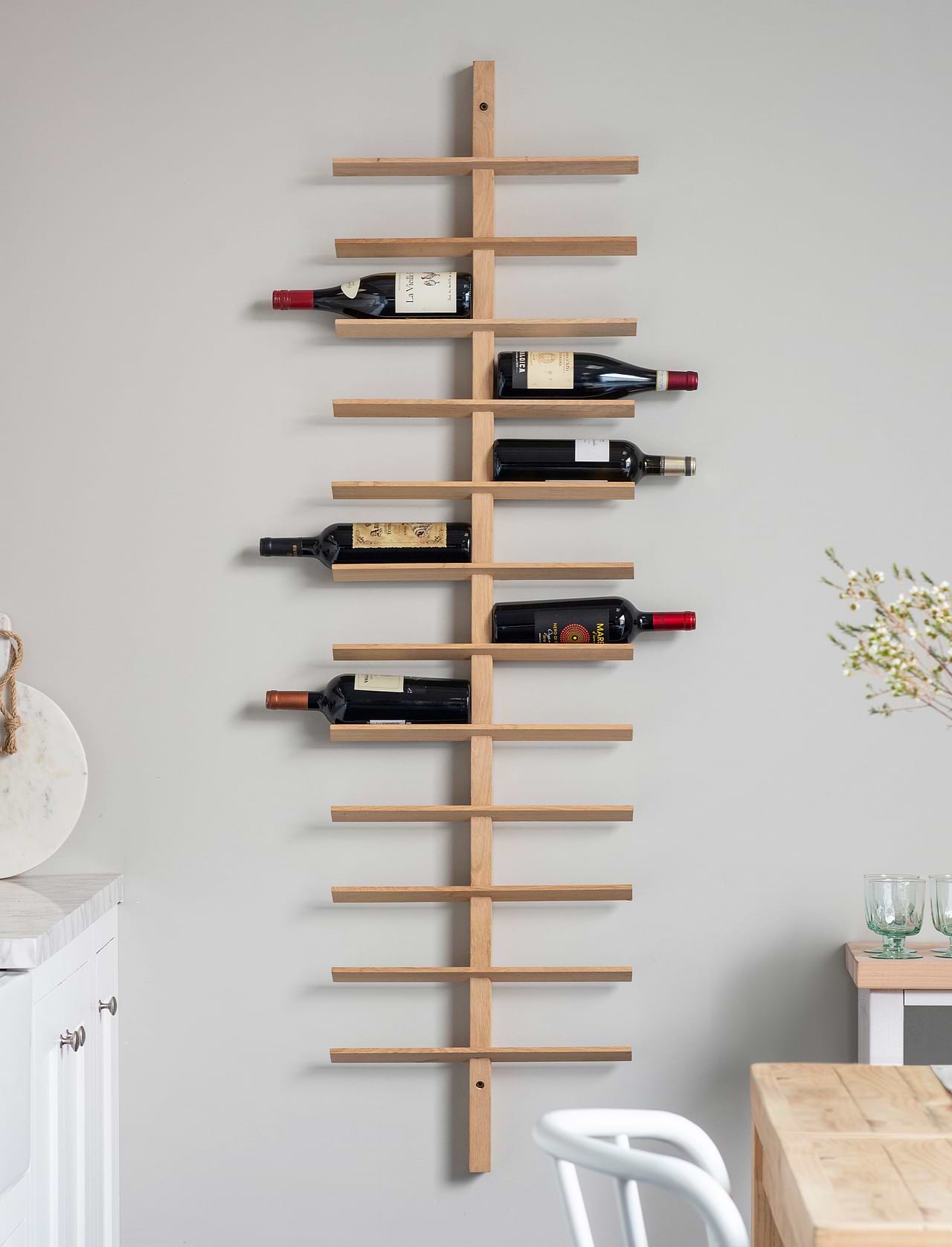 Hambledon Wine Rack Large (24 Bottles) Natural Garden Trading