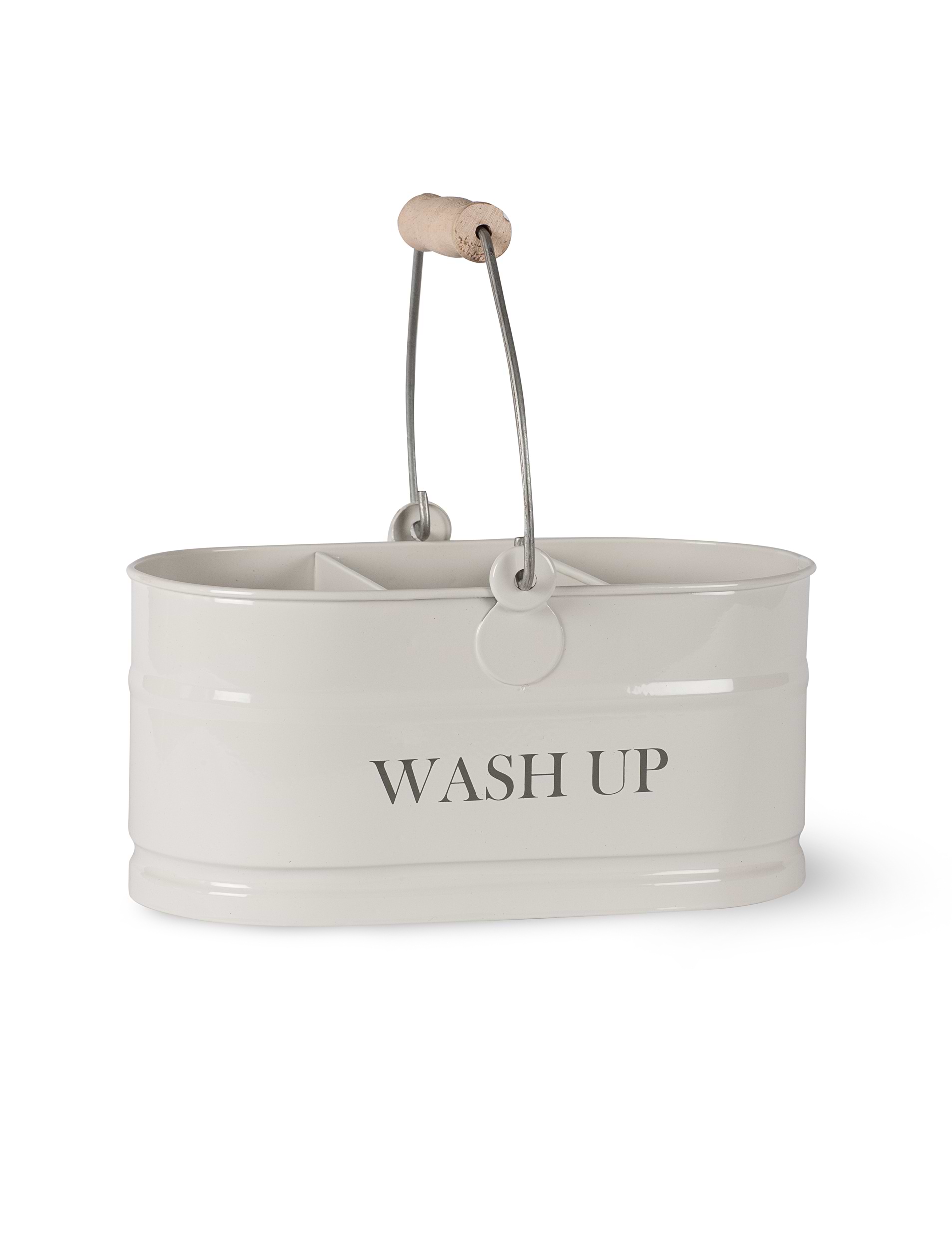 Garden Trading Utility Bucket – Aufbewahrungseimer Mit Metallgriff & Holzgriff (19x36x20 Cm)