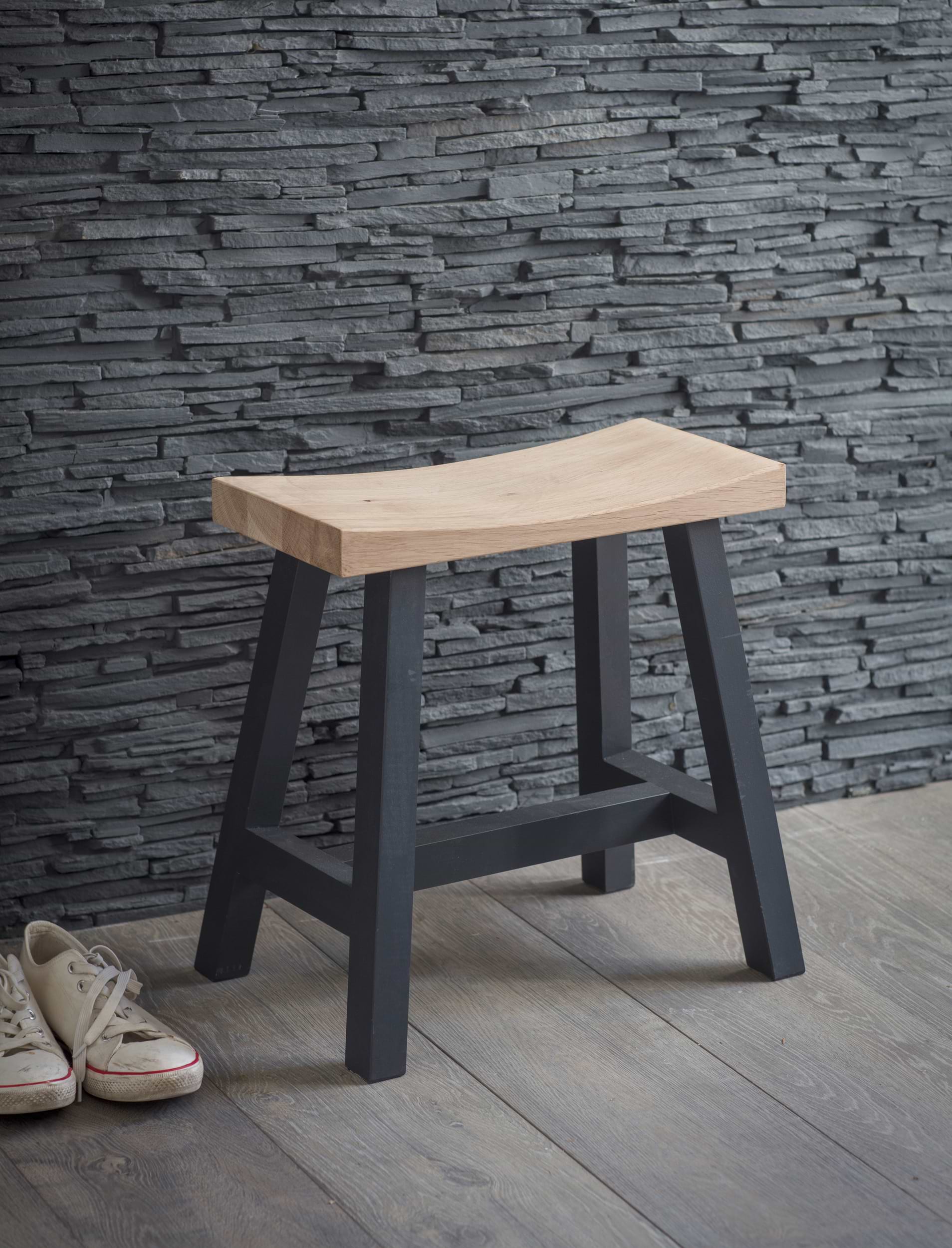 スツール Klokken Stool CLOCK 4055 screw stool - Wood and design made in France - Delavelle