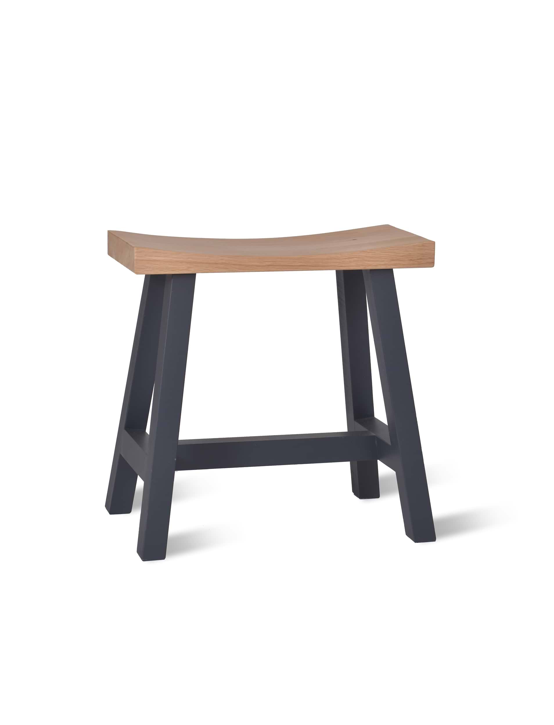 スツール Klokken Stool Clockhouse Stool - Beech Wood, Carbon & Natural