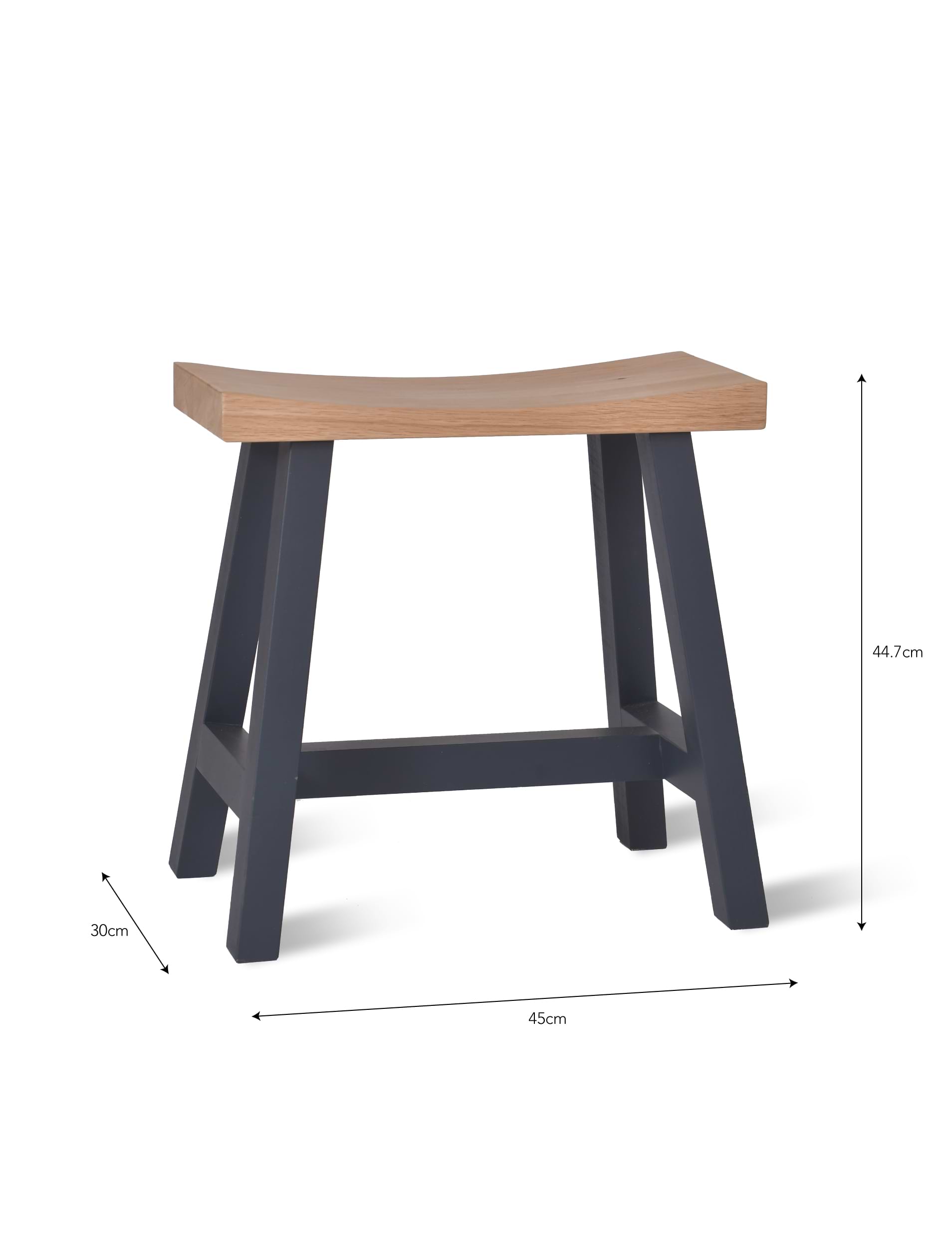Clockhouse Stool - Oak Wood, Natural | Garden Trading