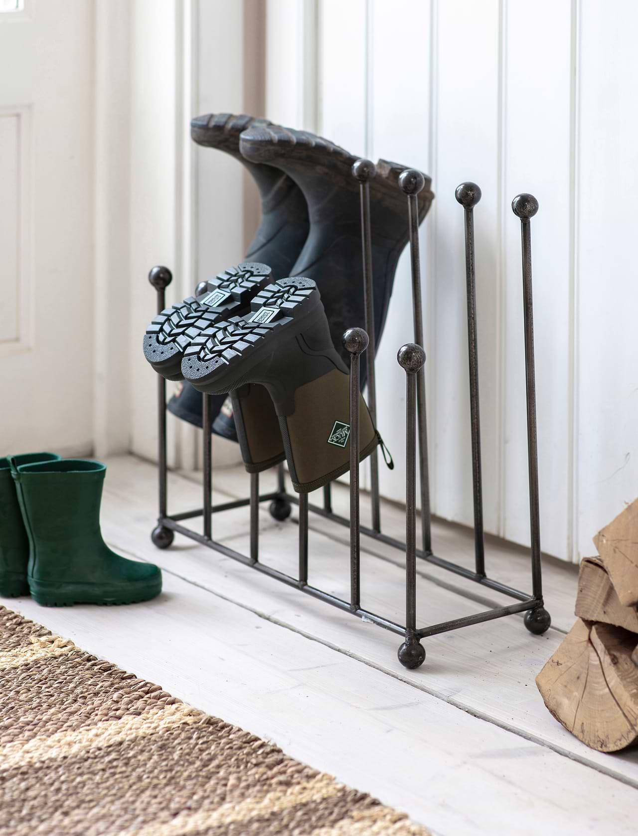Homemade Welly Boot Holder Welly Boot Storage Ideas Diy Outdoor
