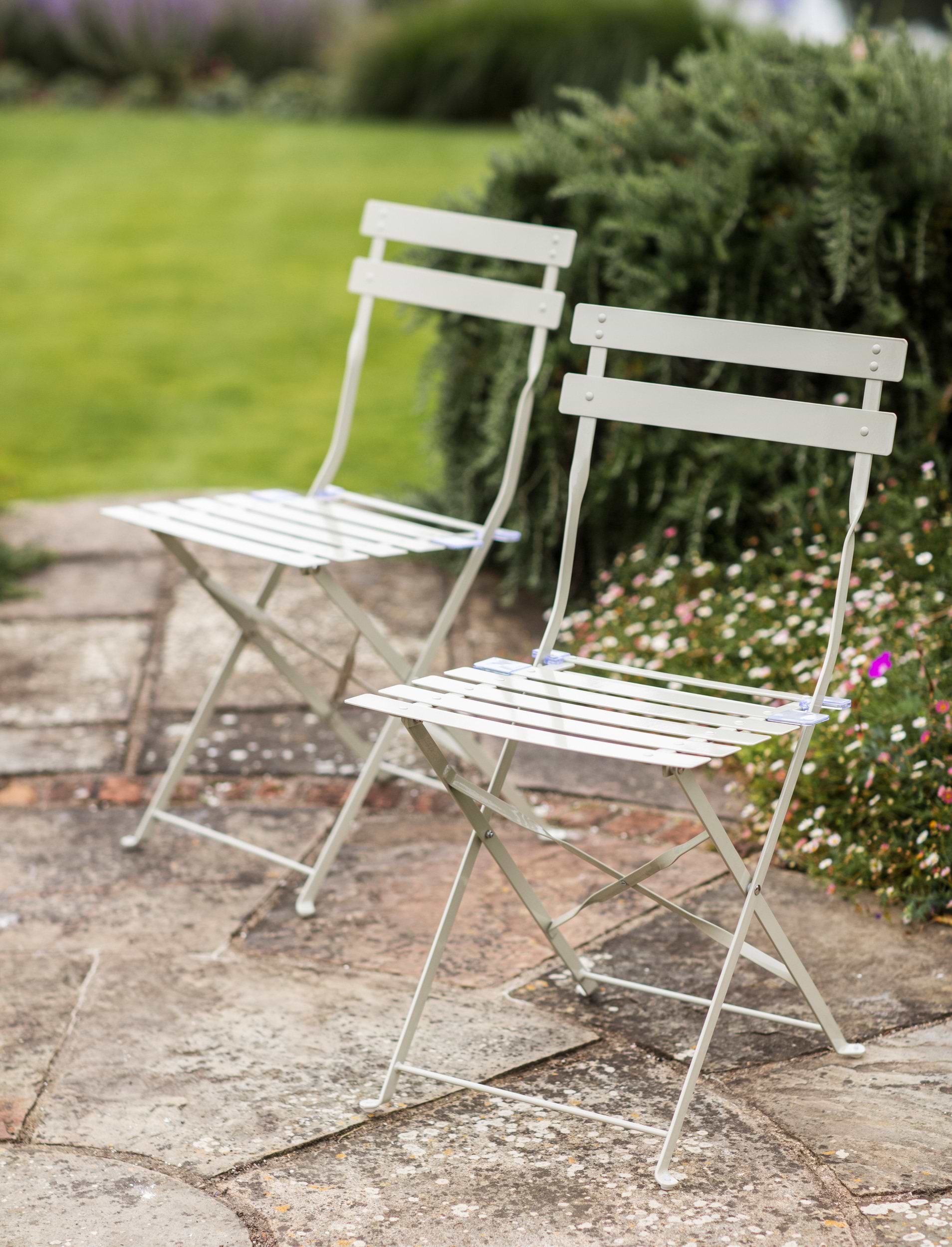 Rive Droite Bistro Chairs - Steel, Clay, Set of 2
