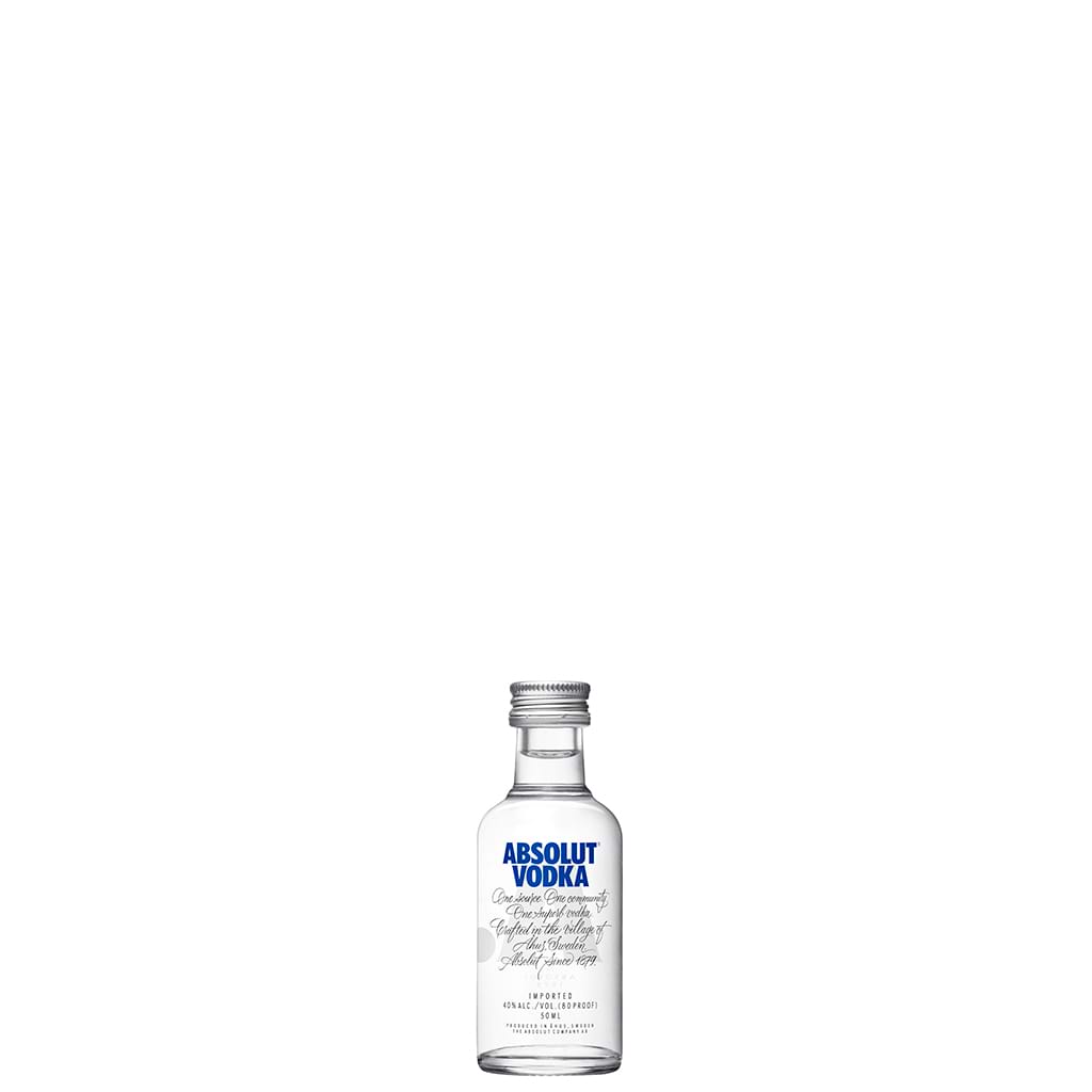 Absolut Vodka Sweden Original 40% 50ml - ABSOLUT MINI - Duty Free