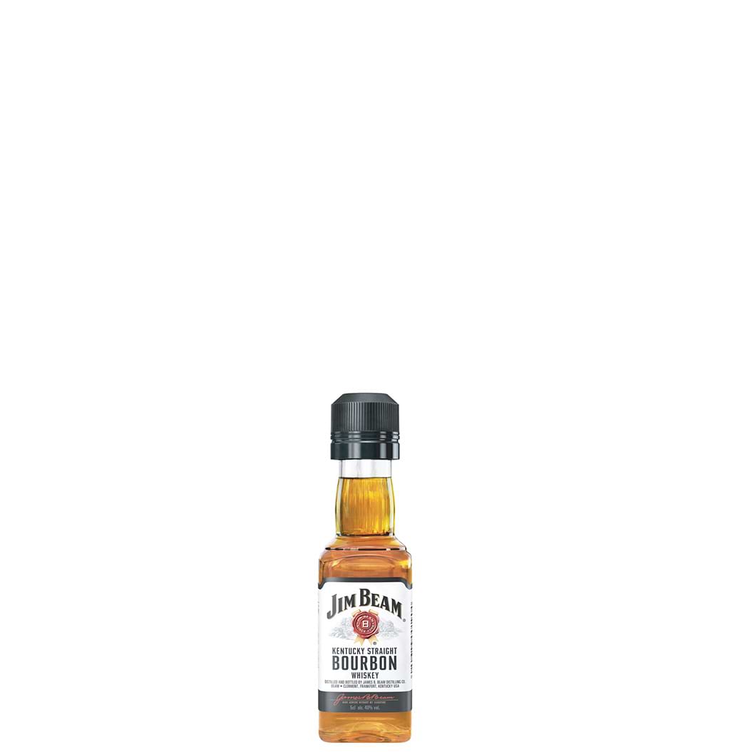 Jim Beam Amer.whisk Miniatures White 40% 50ml - JIM BEAM MINI - Duty Free