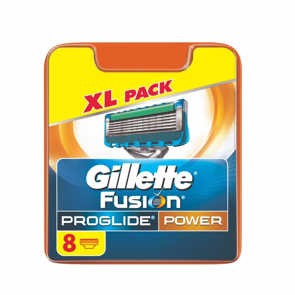 Gillette Proglide Blades Power 8 Packs -  Duty Free