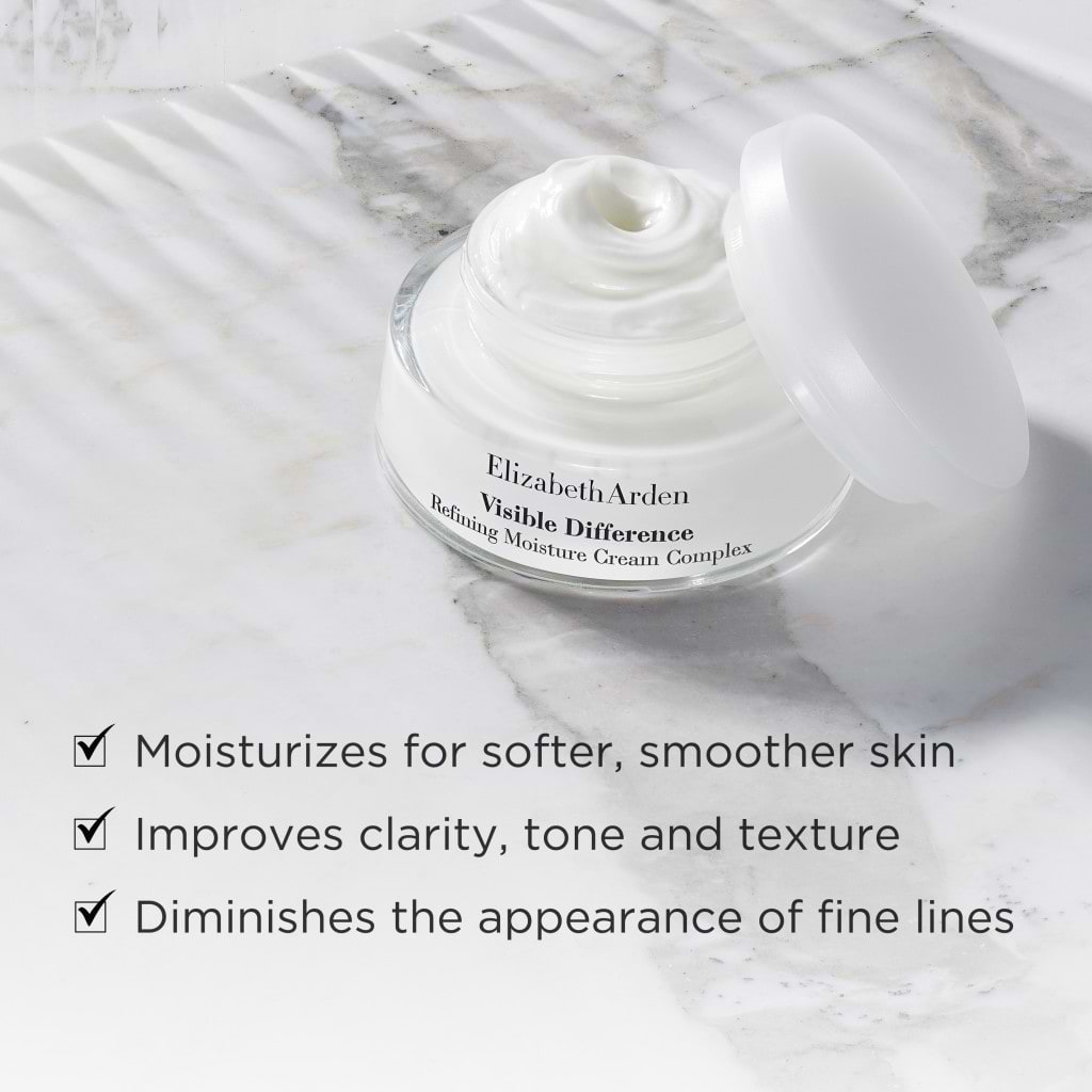 Elizabeth Arden Visible Difference Refining Moisture Cream Complex 100ml - ELIZABETH ARDEN - Duty Free