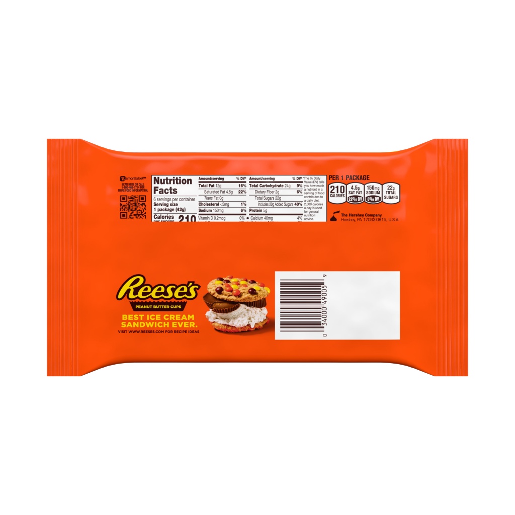 Reese's Peanuts/Chocolate 6 Units 252g - REESE'S - Duty Free