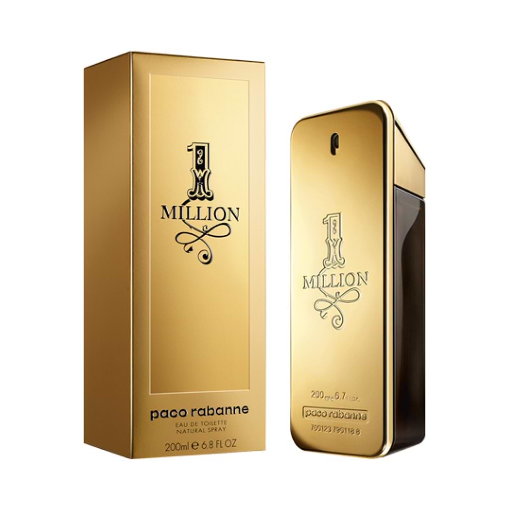 Paco Rabanne 1 Million Edt Spray 200ml - PACO RABANNE - Duty Free