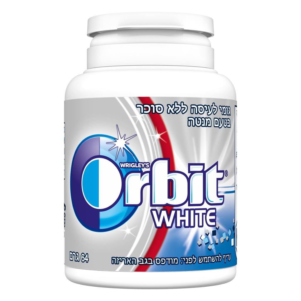 Orbit White Mint Gum Bottle 46 Units 64g - ORBIT - Duty Free