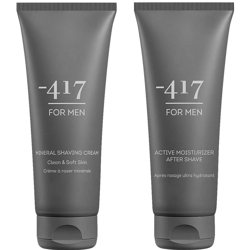 417 For Men After Shave &amp; Shaving Cream Set 100ml+150ml - 417 - Duty Free