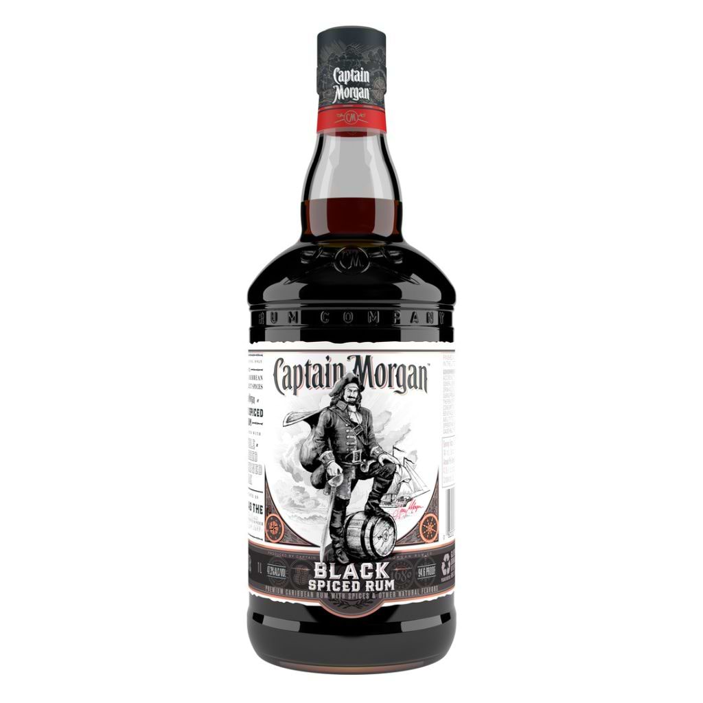 Captain Morgan Rum Black Spic 40% 1L - CAPTAIN MORGAN - Duty Free