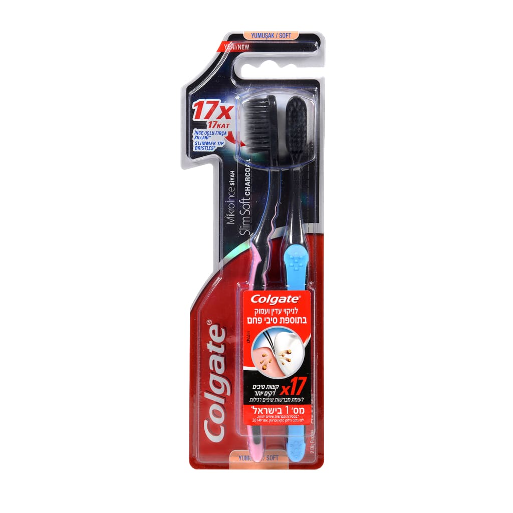 Colgate Slim Soft Tooth Brus Duo - COLGATE - Duty Free