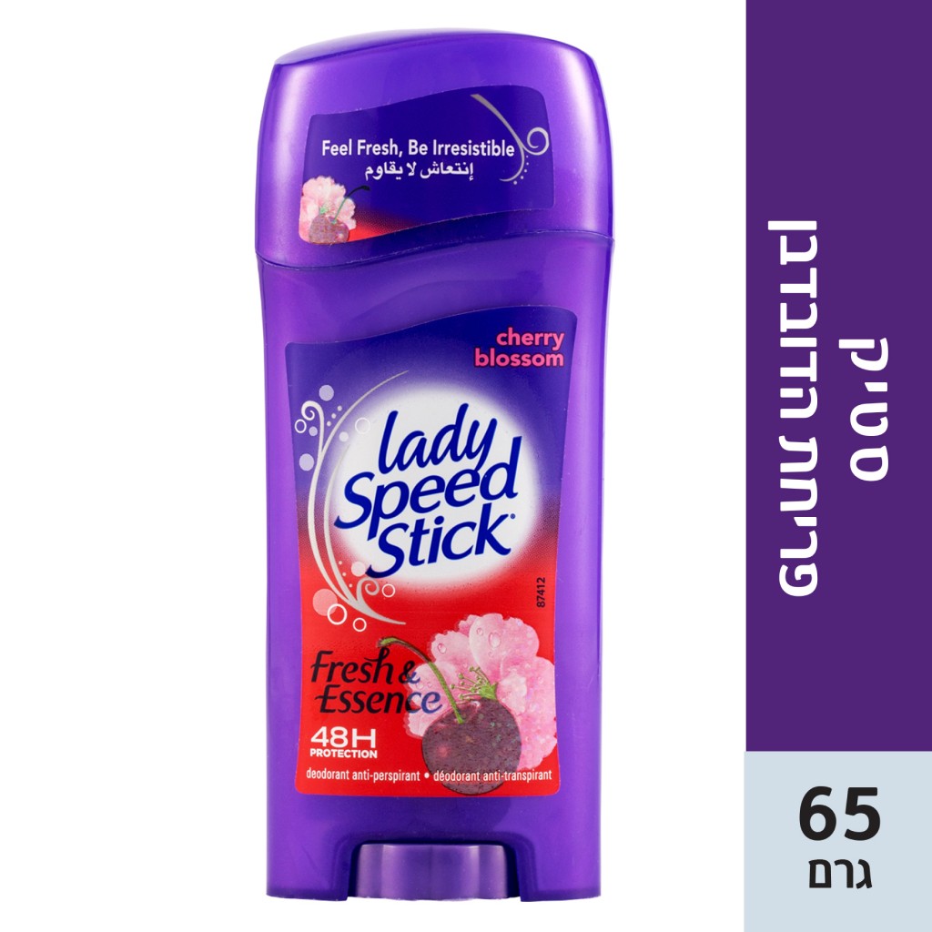 Lady Speed Stick Fresh Essence Cherry Blossom Stick 65g - LADY SPEED STICK - Duty Free