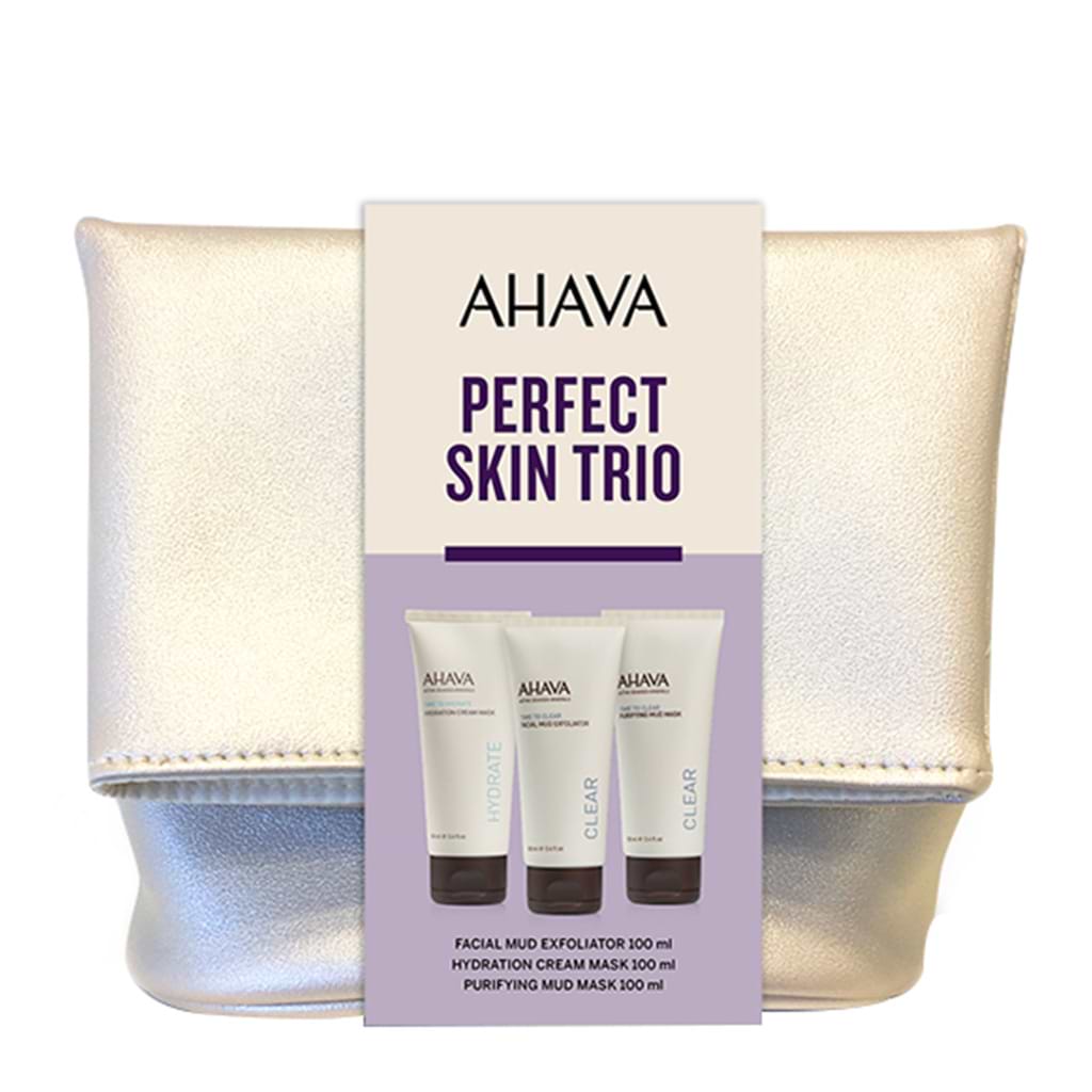 Ahava Time To Clear Pur Mud Mask Kit 3x100ml - AHAVA - Duty Free