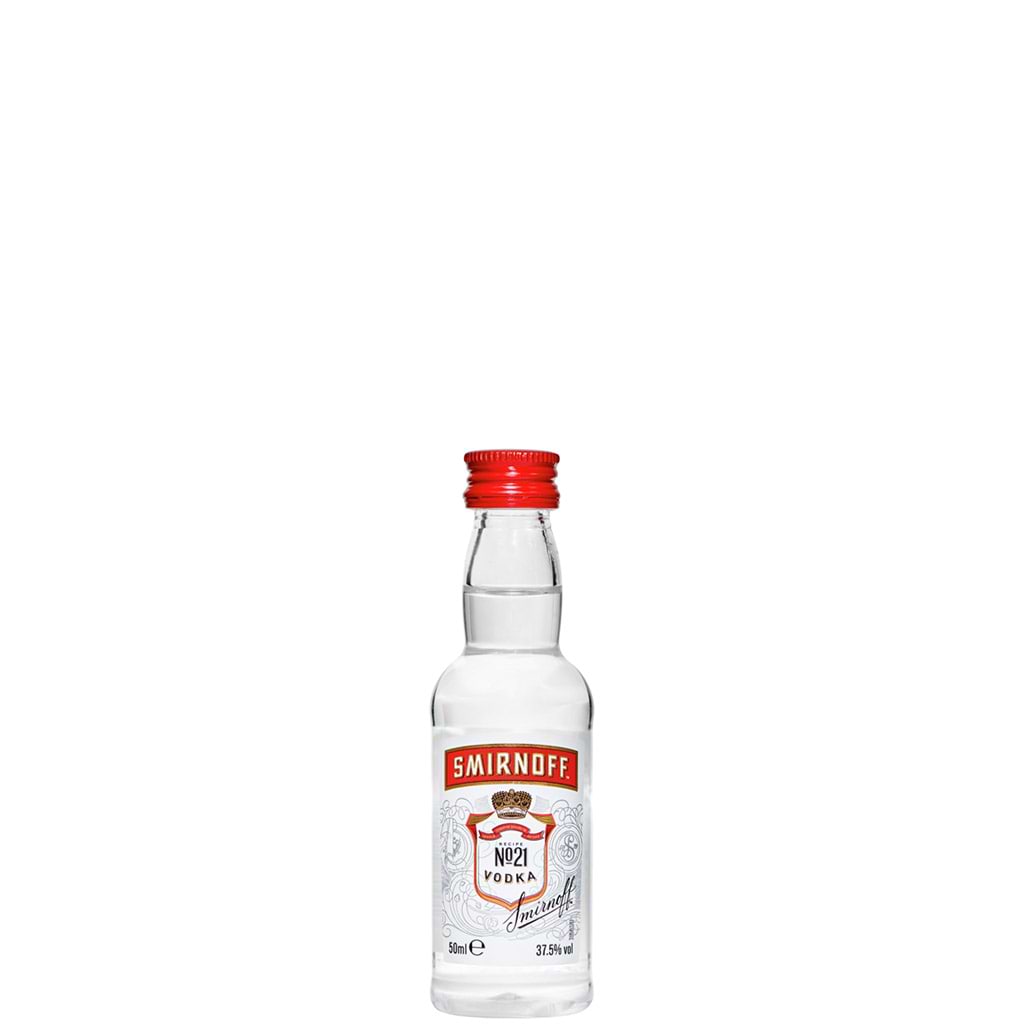 Smirnoff Vodka Miniatures Red 40% 50ml - SMIRNOFF MINI - Duty Free