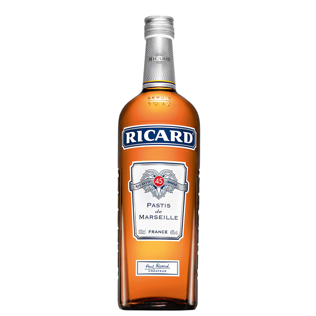 Ricard Liqueur France Pastis de Marseille 45% 1L - RICARD - Duty Free