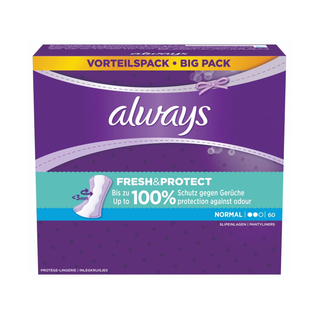 Alldays Daily Pads Normal 60 Units - ALLWAYS - Duty Free