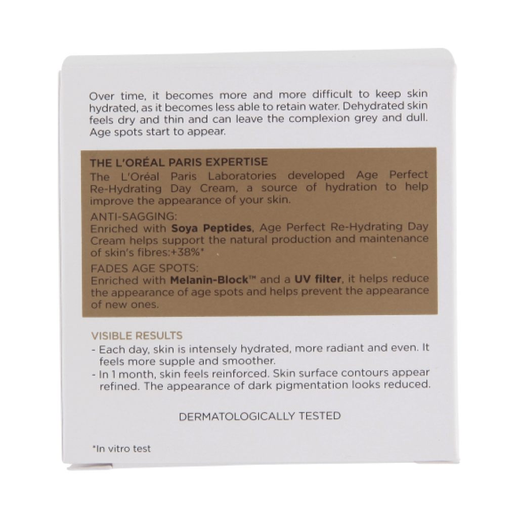 Loreal Paris Age Perfect Re-hydrating Face Day Cream 50ml - LOREAL PARIS - Duty Free