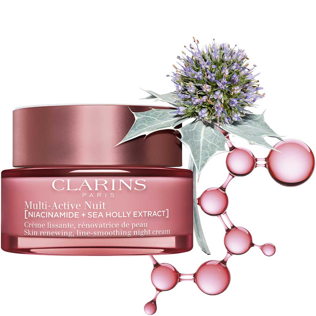 Clarins Multi-Active Night Cream Line Smoothing All Skin Types 50ml - CLARINS - Duty Free