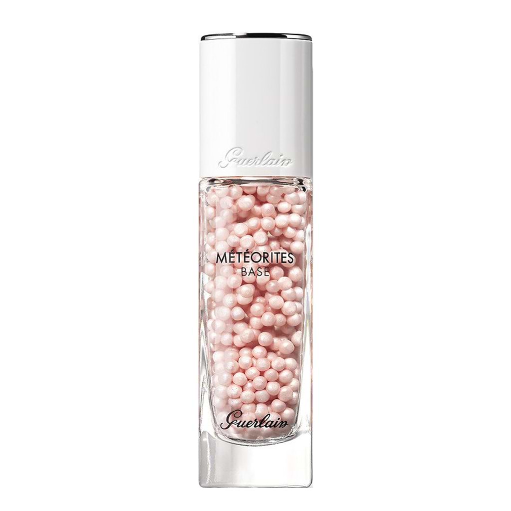 Guerlain Meteorites Mu base - GUERLAIN - Duty Free - מרקם ג'ל רענן הנמס עם פנינים ורודות ומעניק לעור גימור מושלם בשילוב של אבקות סופגות פולימר מיוחדות המנטרלות חלב עודף ומסייעות להסתיר פגמים עבור עור במראה מאט