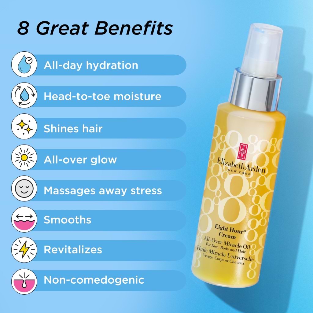 Elizabeth Arden Eight Hour Cream All-Over Miracle Oil Spray 100ml - ELIZABETH ARDEN - Duty Free