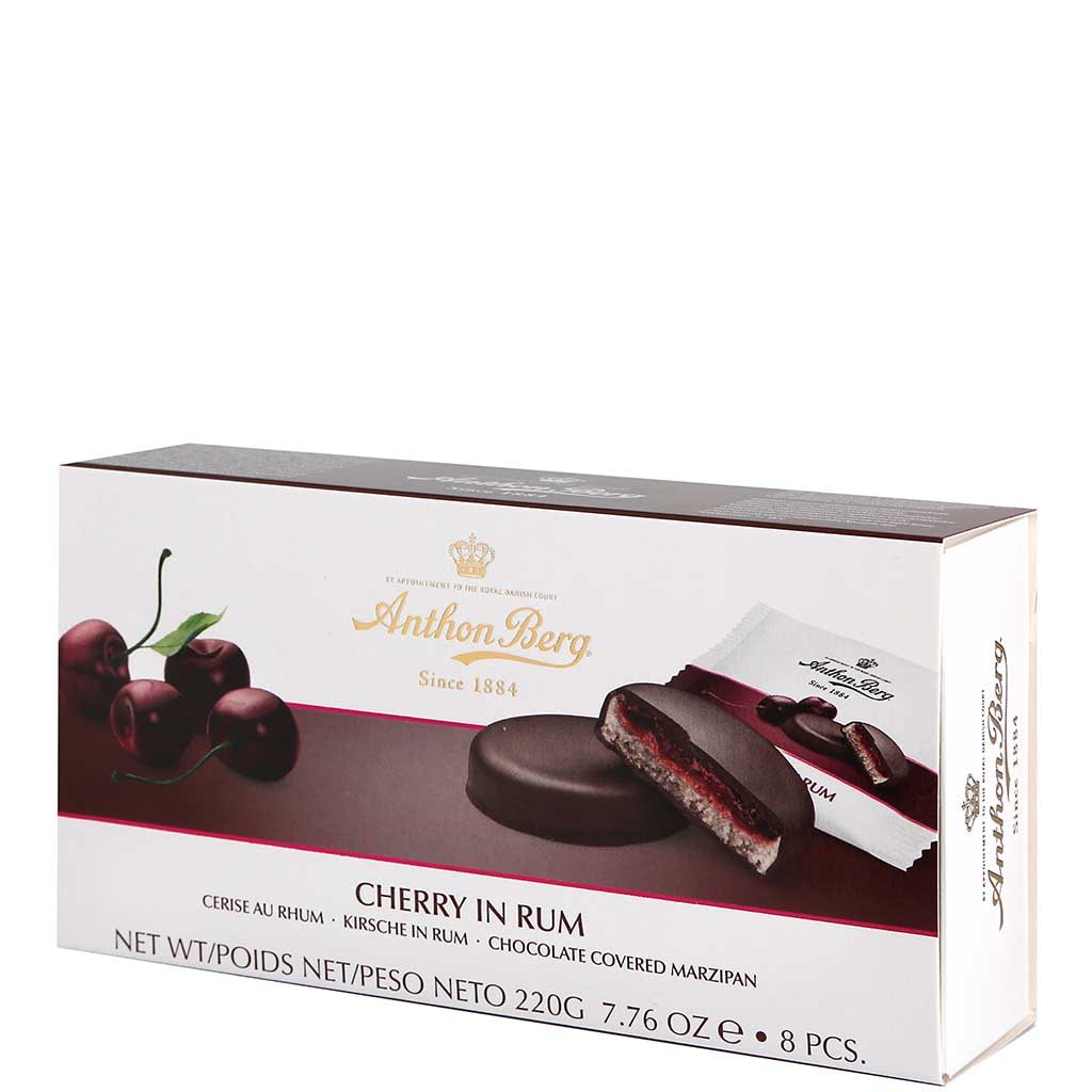 Anthon Berg Cherry In Rum 220g - ANTHON BERG - Duty Free