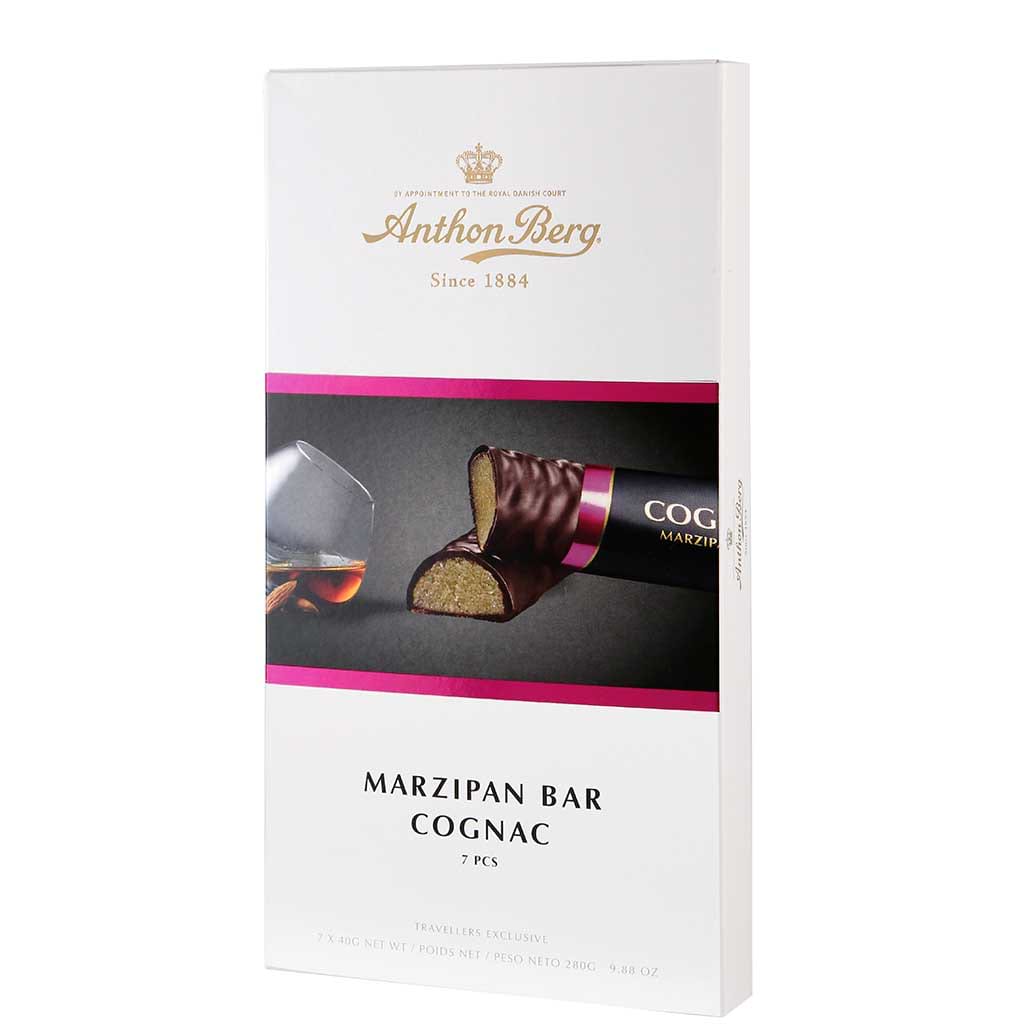 Anthon Berg Marzipan Bar Cognac 7x40g - ANTHON BERG - Duty Free