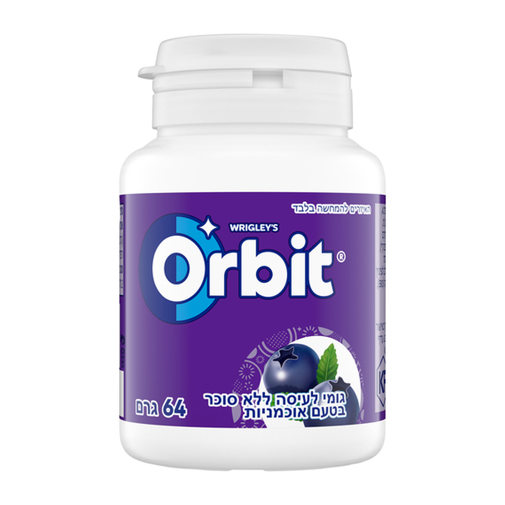 Orbit Blueberries Gum Bottle 46 Units 64g - ORBIT - Duty Free