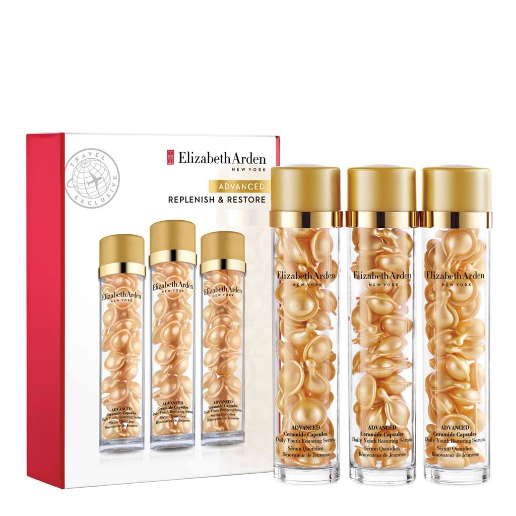 Elizabeth Arden Advanced Ceramide Capsules Replenish & Restore for Face Trio Set - undefined - Duty Free
