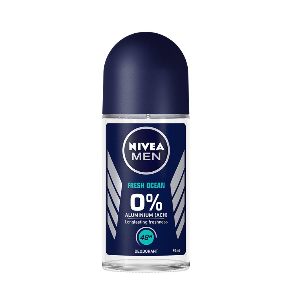 Nivea Fresh Ocean Men Roll On Deodorant 50ml - NIVEA - Duty Free