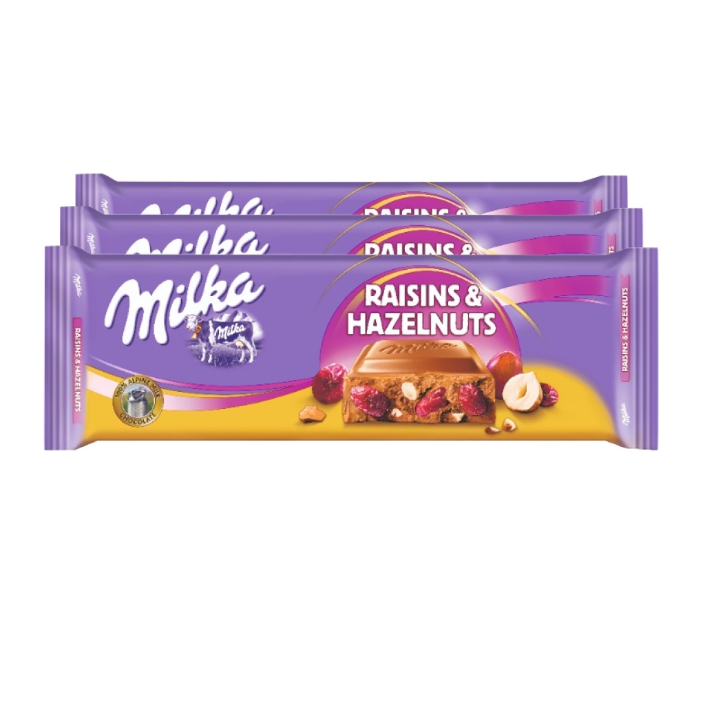 Milka Set Nuts And Raisins 3X270g - MILKA - Duty Free