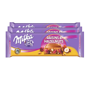 Milka Set Nuts And Raisins 3X270g - MILKA - Duty Free Milka Set Nuts And Raisins 3X270g - MILKA - Duty Free