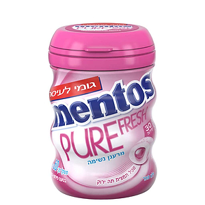 Mentos Pure Mint Fruit Bottle 60g - MENTOS - Duty Free Mentos Pure Mint Fruit Bottle 60g - MENTOS - Duty Free