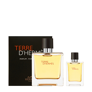 Hermes Terre D'Hermes Pure Perfume 75ml +12,5ml Set - HERMES - Duty Free Hermes Terre D'Hermes Pure Perfume 75ml +12,5ml Set - HERMES - Duty Free